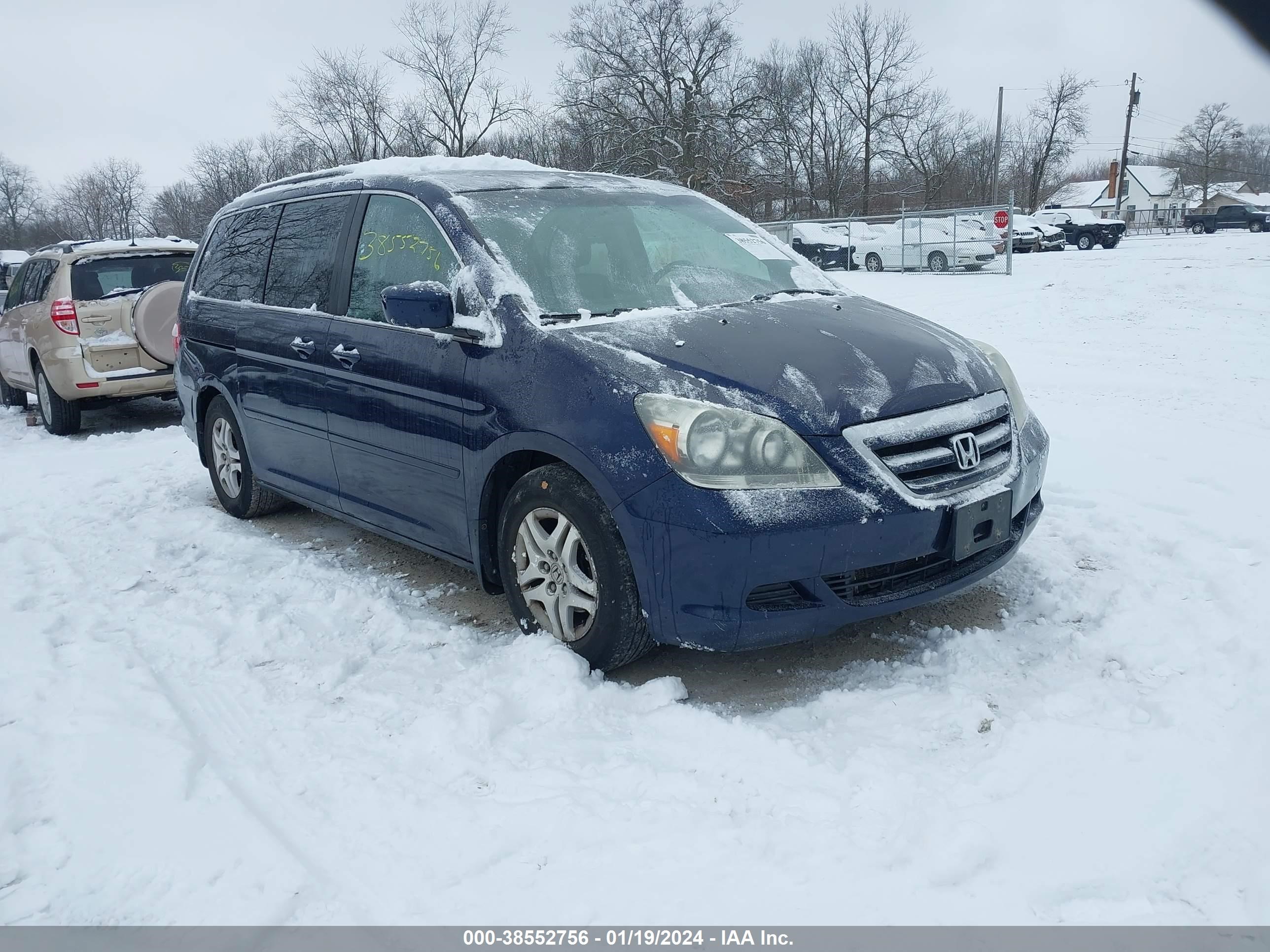 HONDA ODYSSEY 2007 5fnrl38727b113252