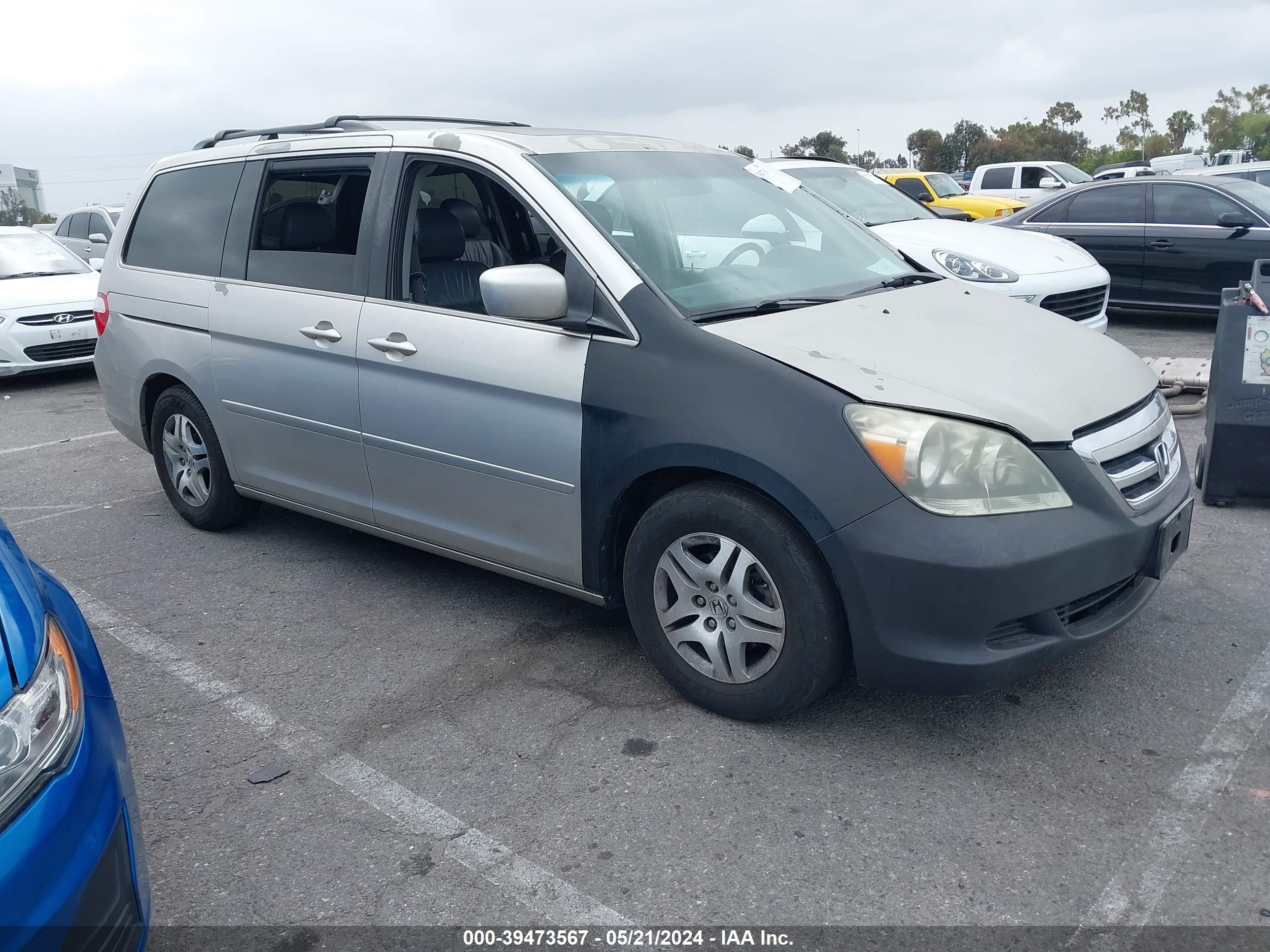 HONDA ODYSSEY 2007 5fnrl38727b136174