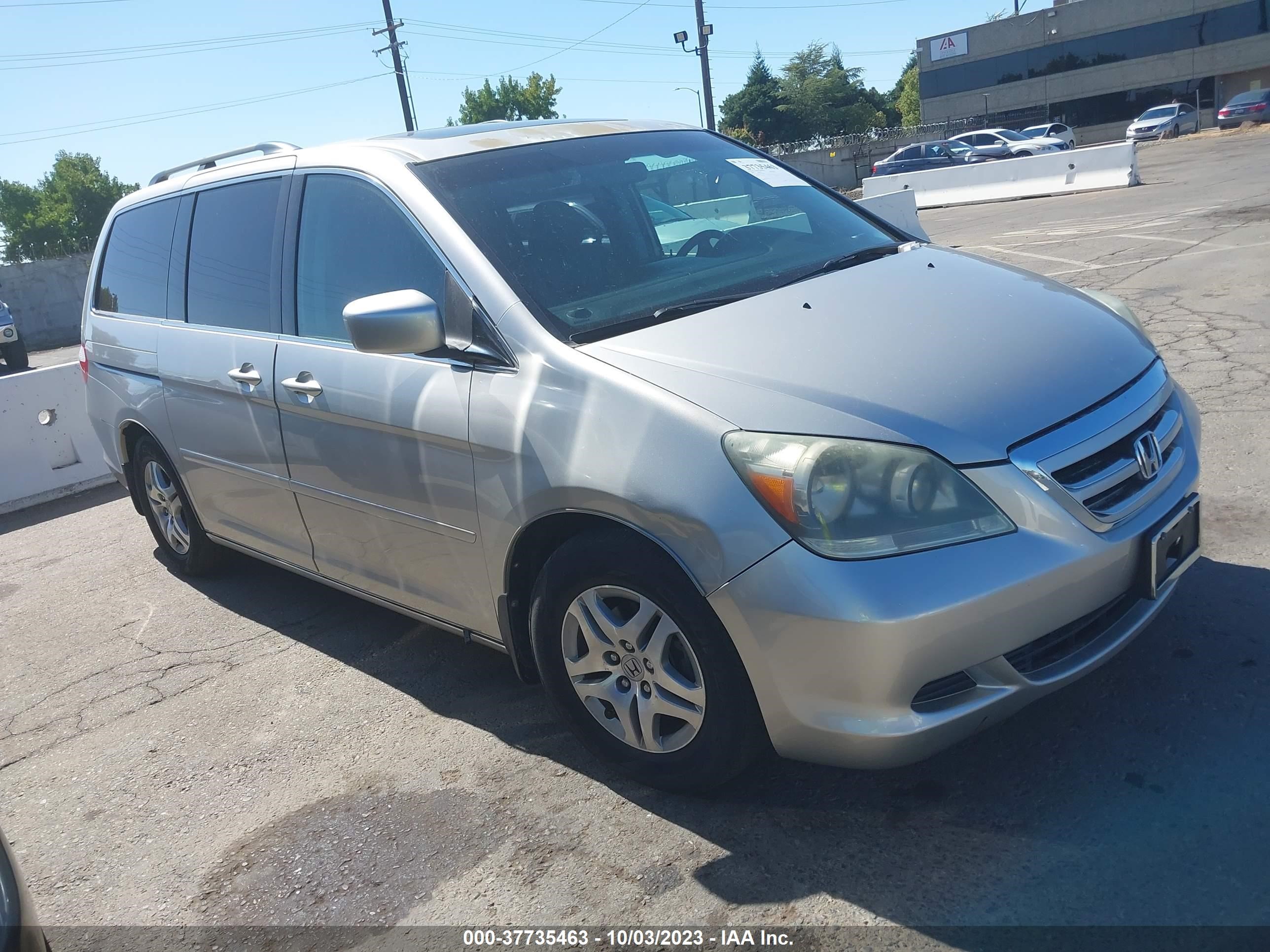 HONDA ODYSSEY 2007 5fnrl38727b400767