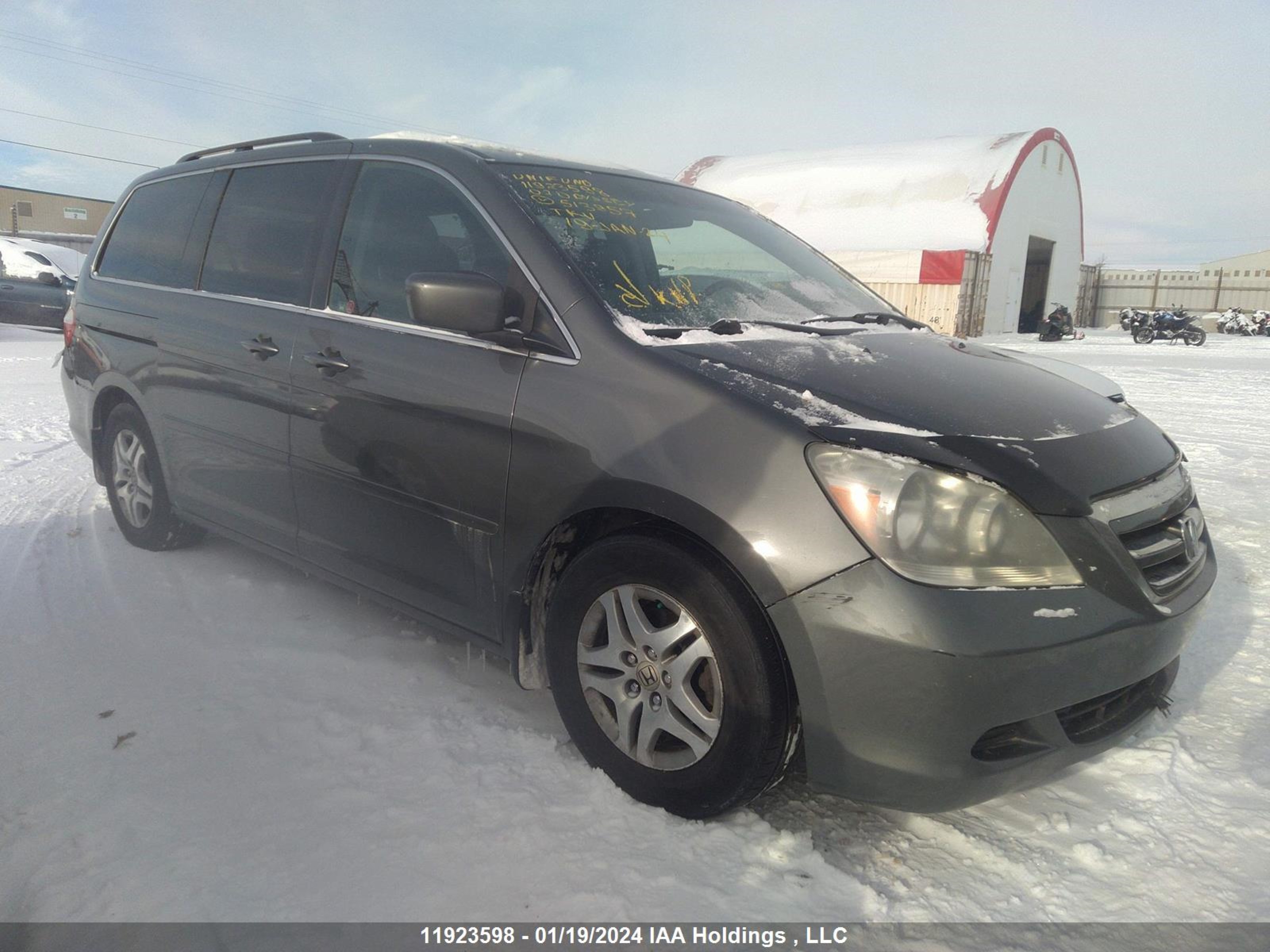 HONDA ODYSSEY 2007 5fnrl38727b513957