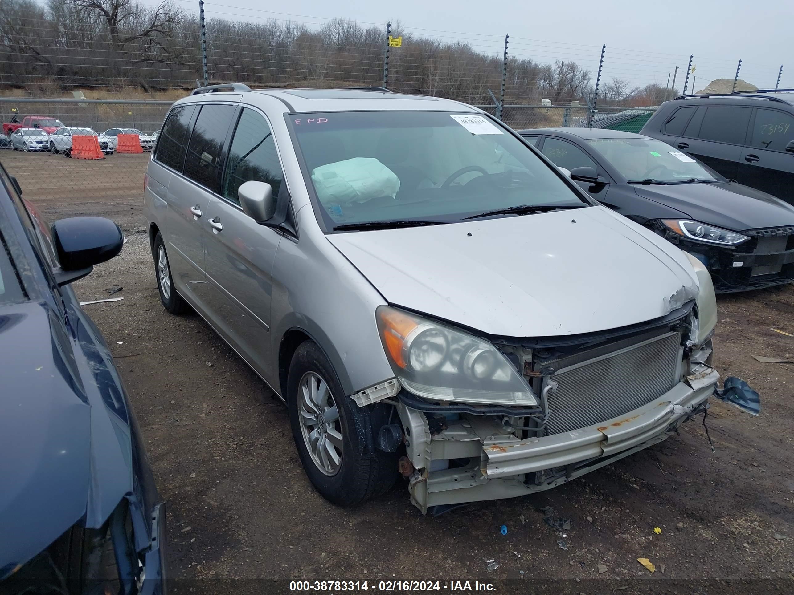 HONDA ODYSSEY 2008 5fnrl38728b097507