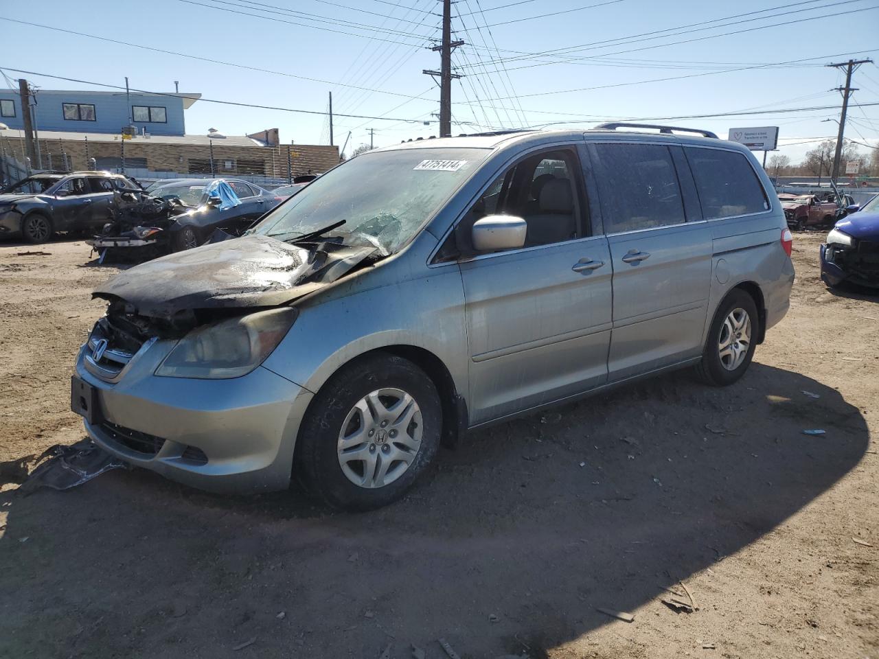 HONDA ODYSSEY 2007 5fnrl38737b023320