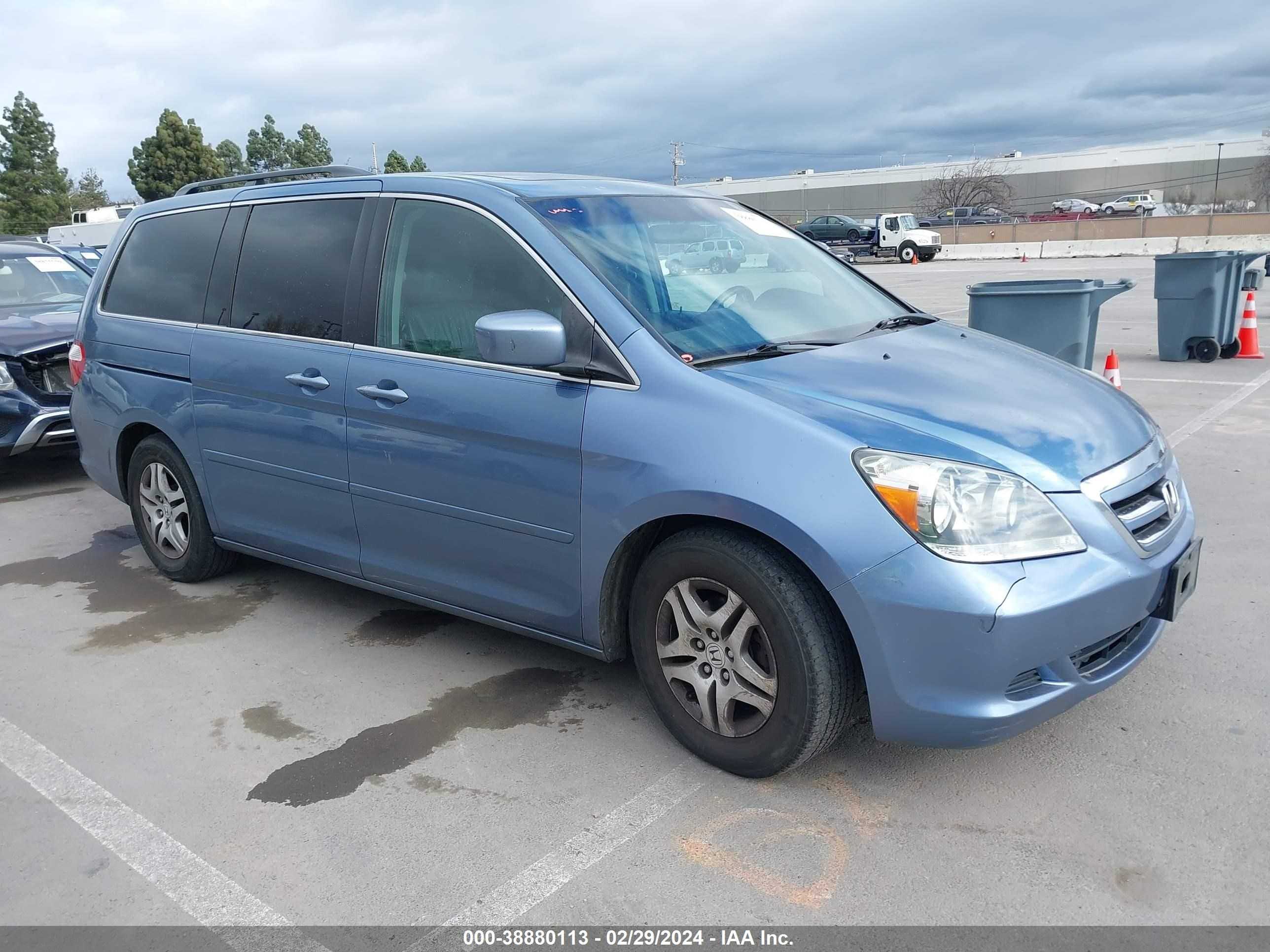 HONDA ODYSSEY 2007 5fnrl38737b036049