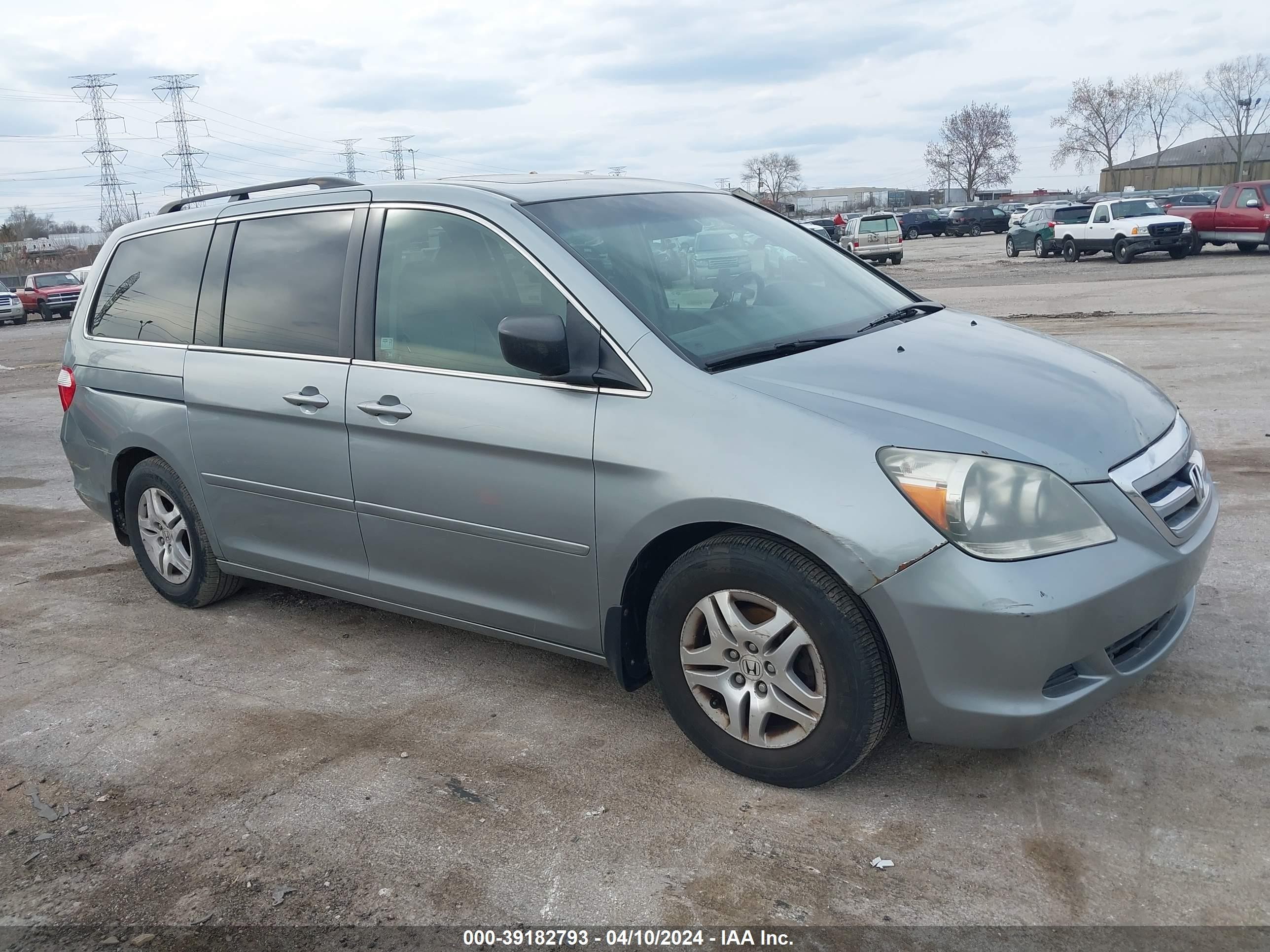 HONDA ODYSSEY 2007 5fnrl38737b060528