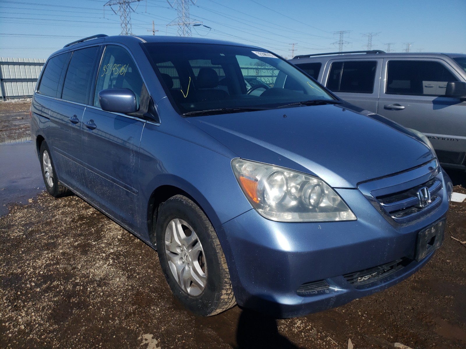 HONDA ODYSSEY EX 2007 5fnrl38737b100994