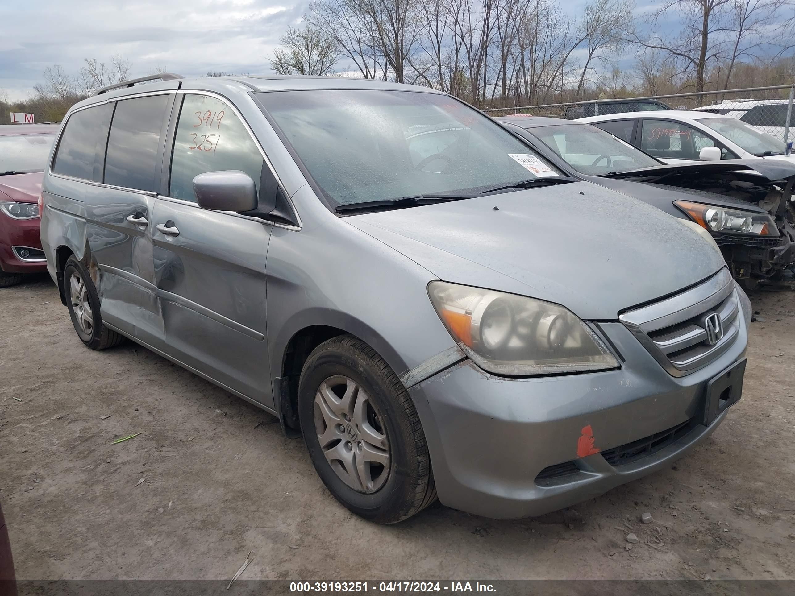 HONDA ODYSSEY 2007 5fnrl38737b119447