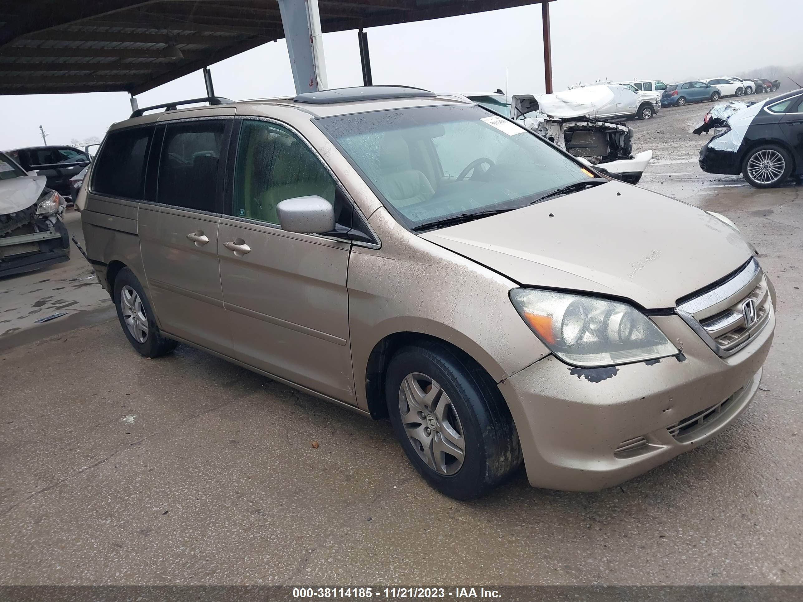 HONDA ODYSSEY 2007 5fnrl38737b134529