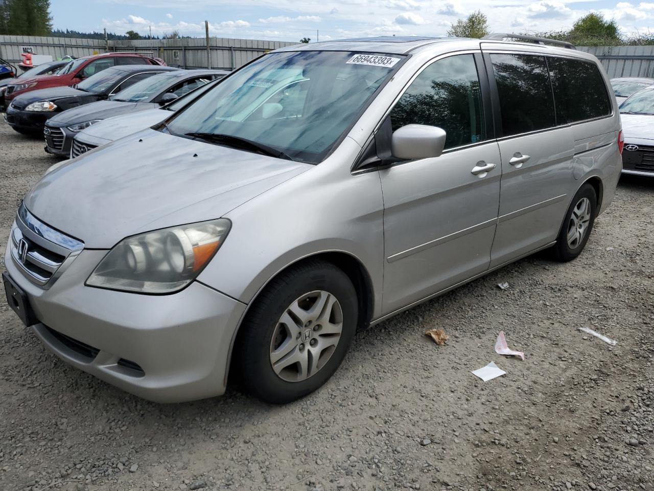 HONDA ODYSSEY 2007 5fnrl38737b416136