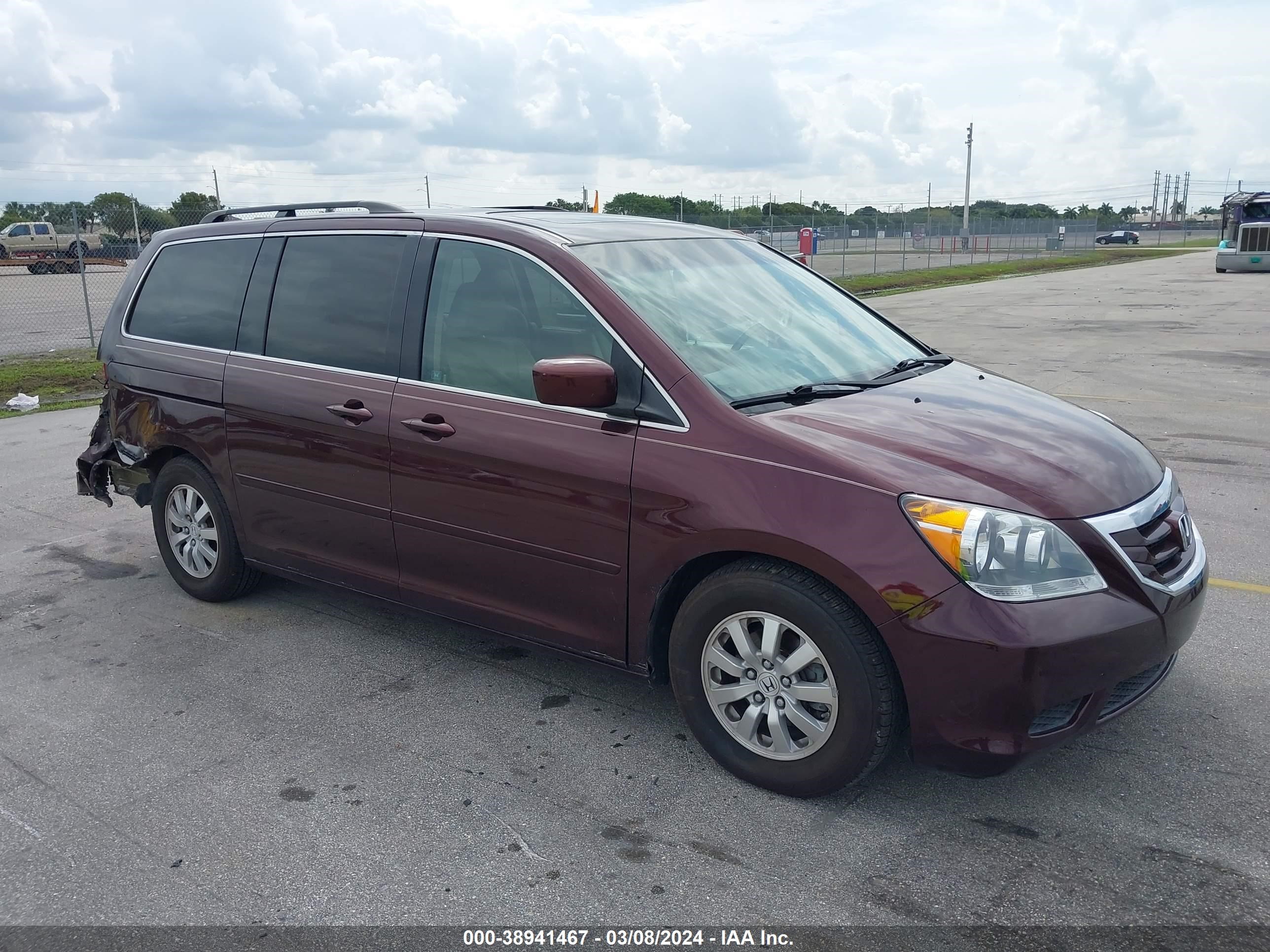 HONDA ODYSSEY 2009 5fnrl38739b405091