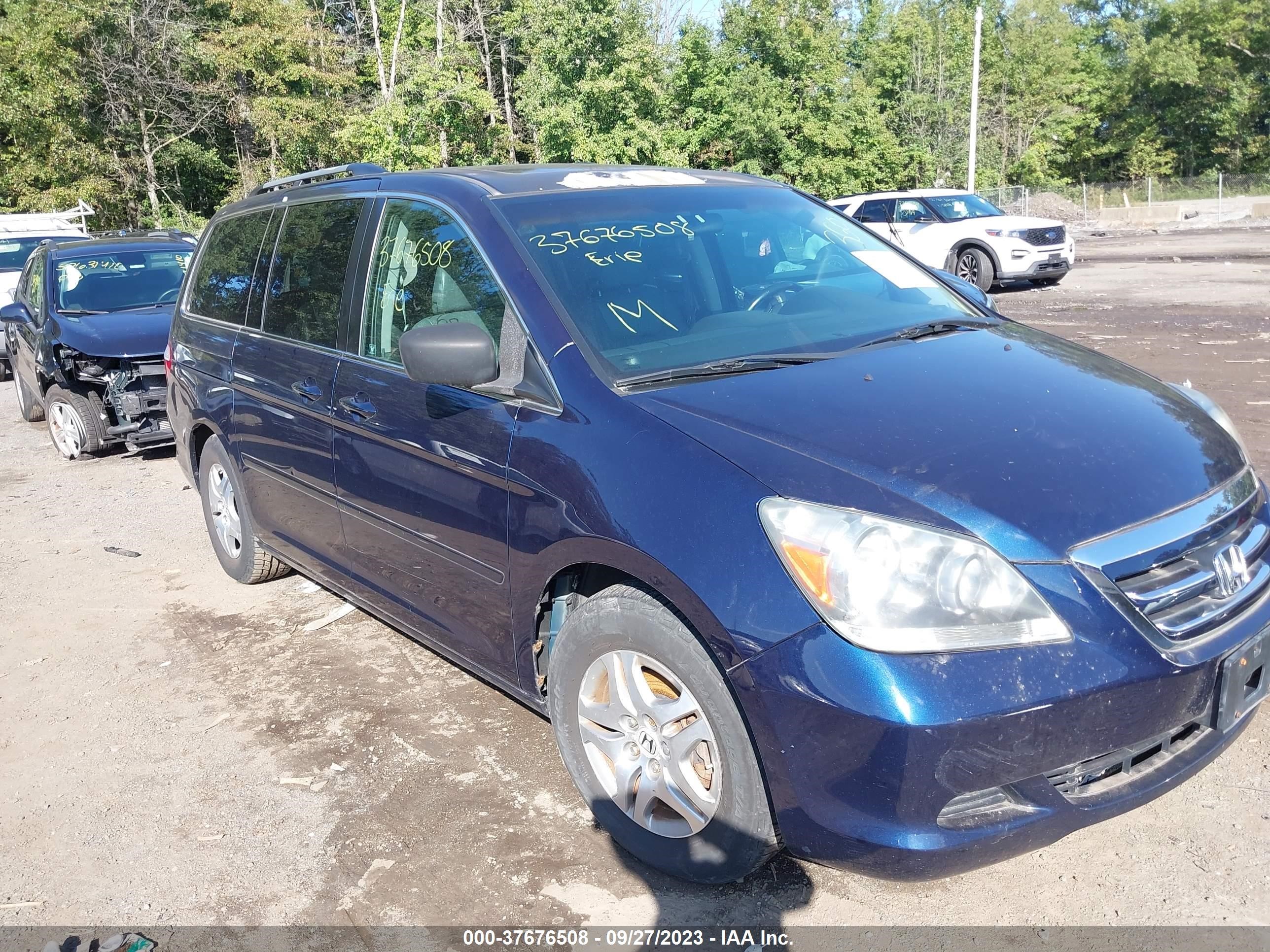 HONDA ODYSSEY 2007 5fnrl38747b009054