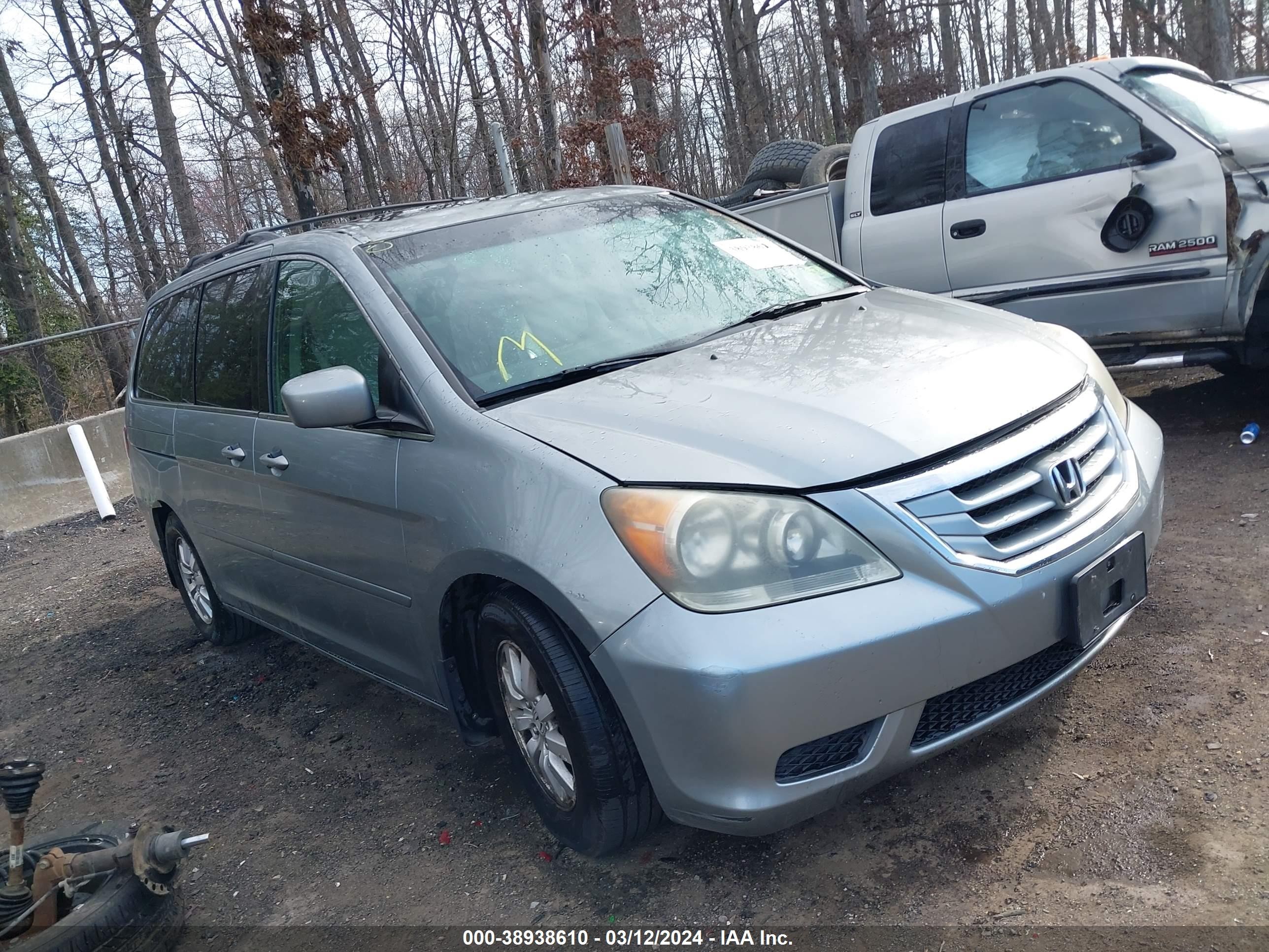 HONDA ODYSSEY 2008 5fnrl38748b026227