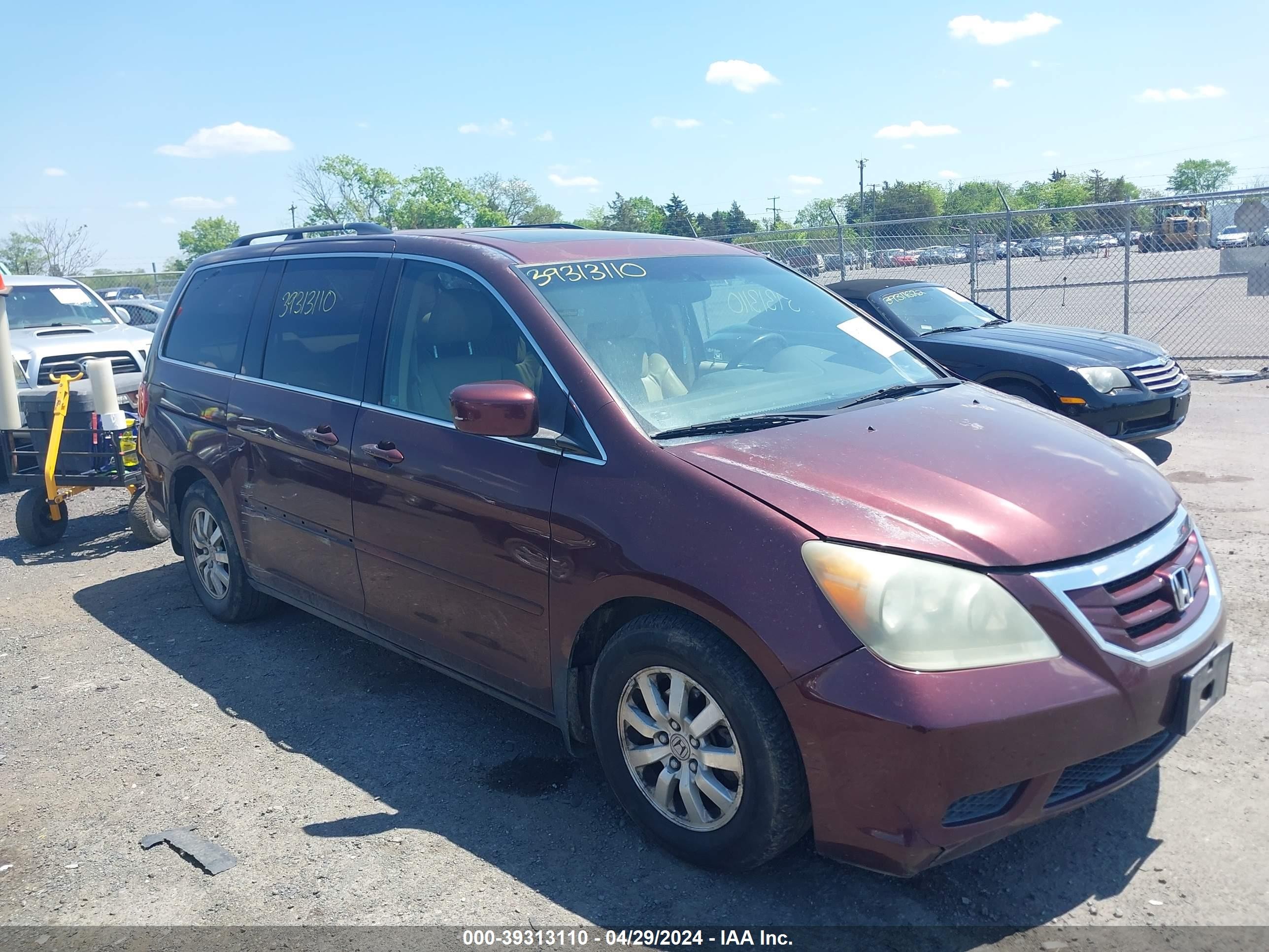 HONDA ODYSSEY 2008 5fnrl38748b056294