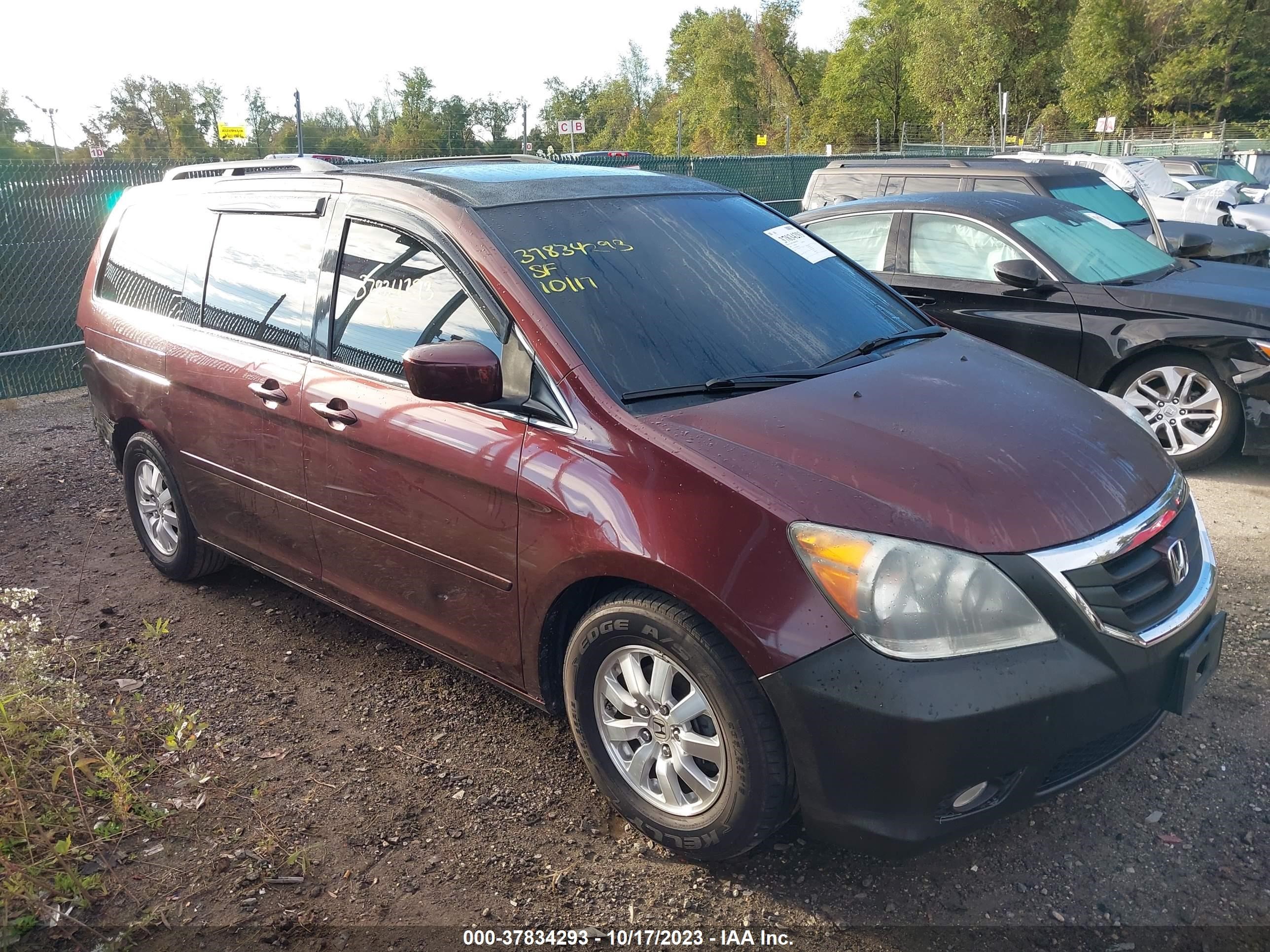 HONDA ODYSSEY 2008 5fnrl38748b094298