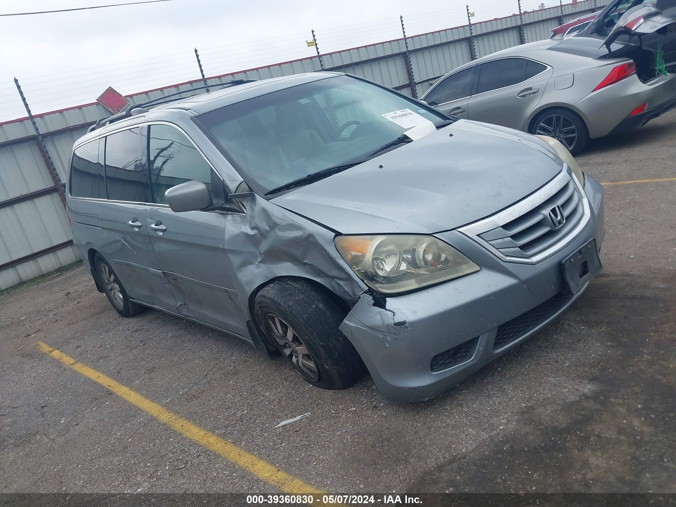 HONDA ODYSSEY 2009 5fnrl38749b029307