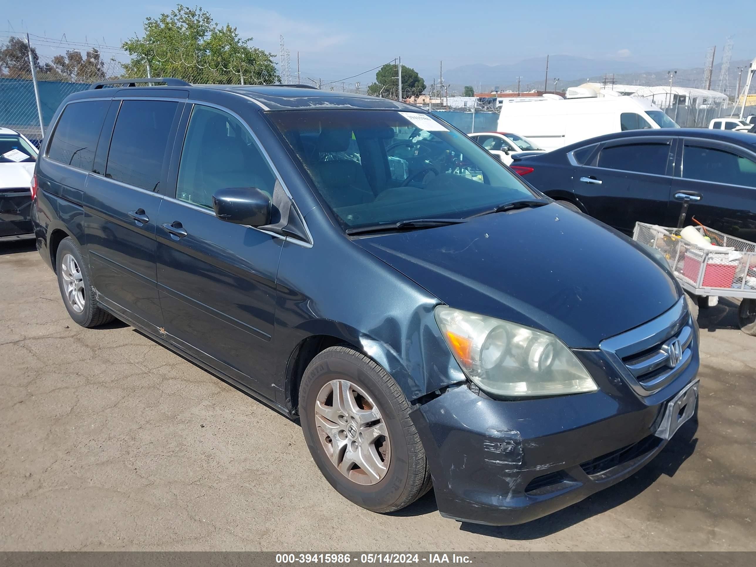 HONDA ODYSSEY 2006 5fnrl38756b029909