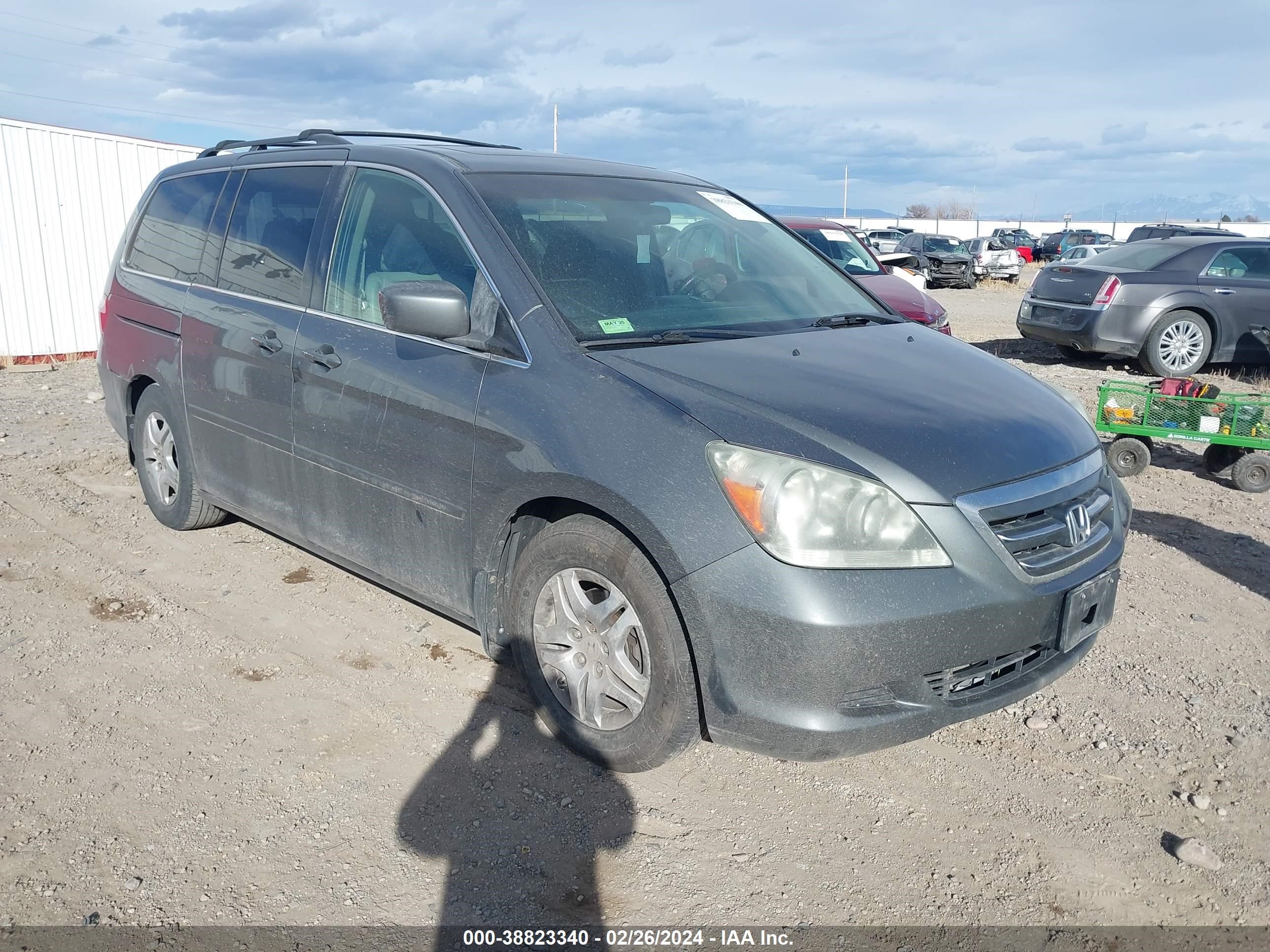 HONDA ODYSSEY 2007 5fnrl38757b102276