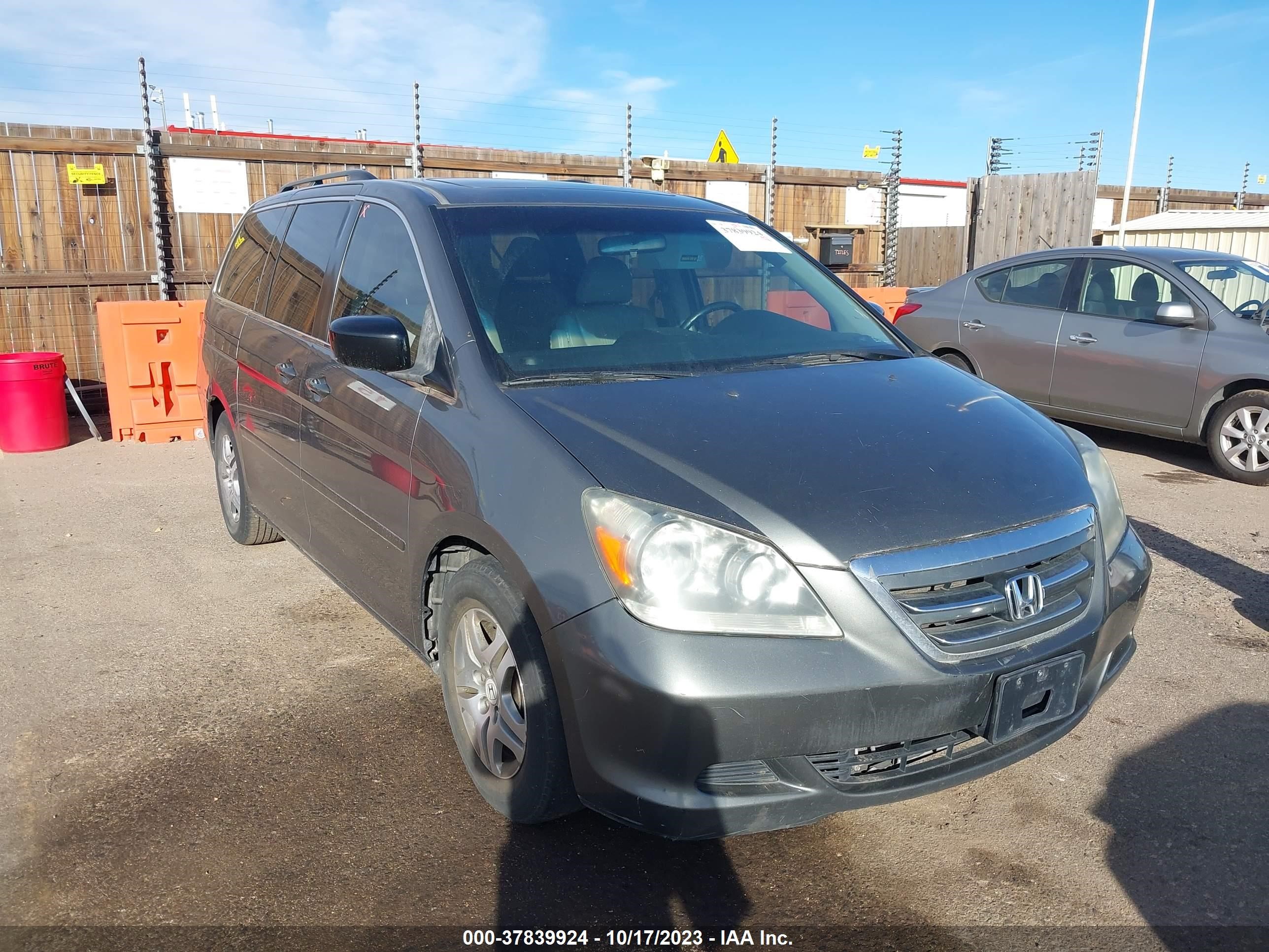 HONDA ODYSSEY 2007 5fnrl38757b410225