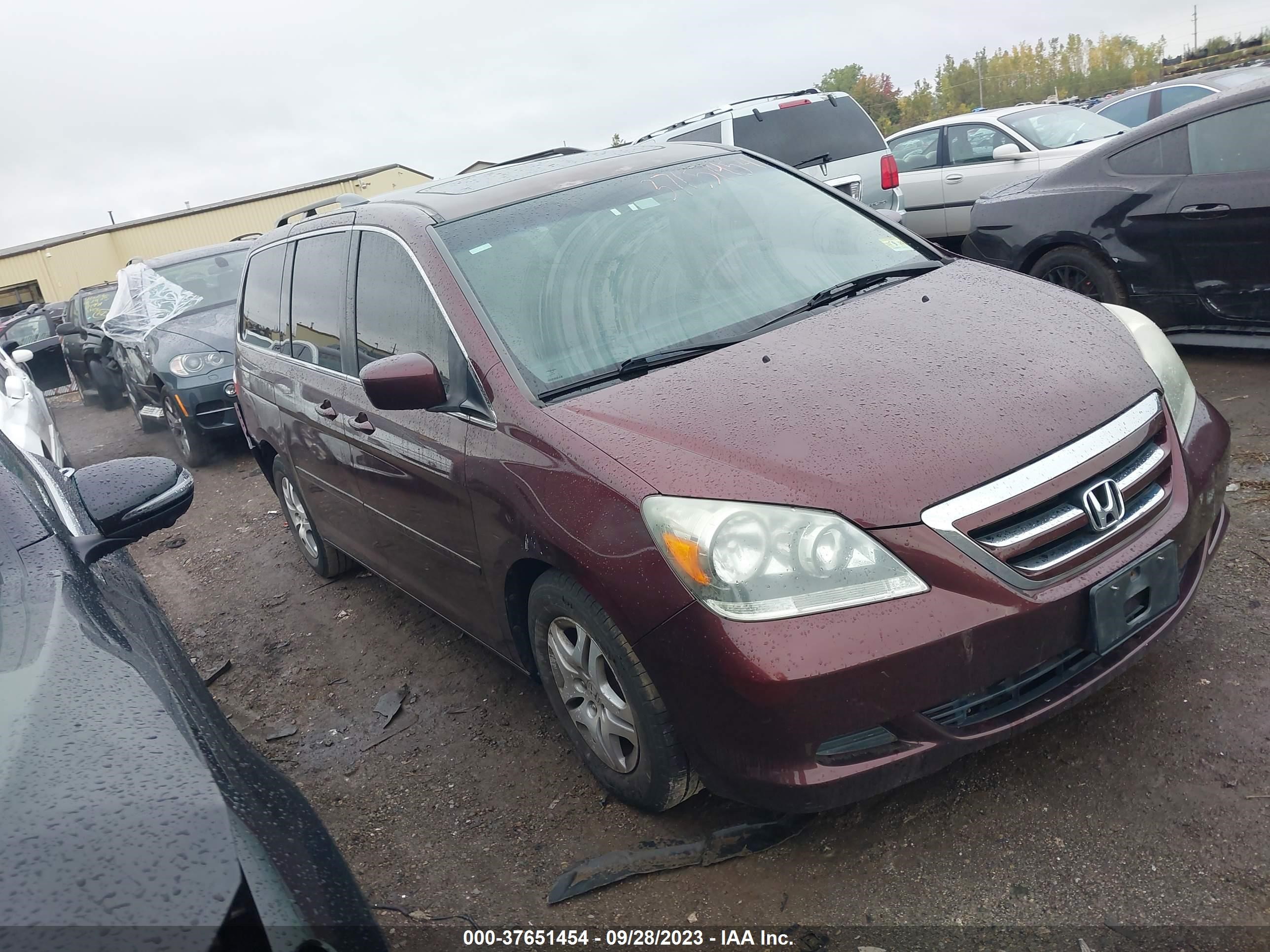 HONDA ODYSSEY 2007 5fnrl38757b455276