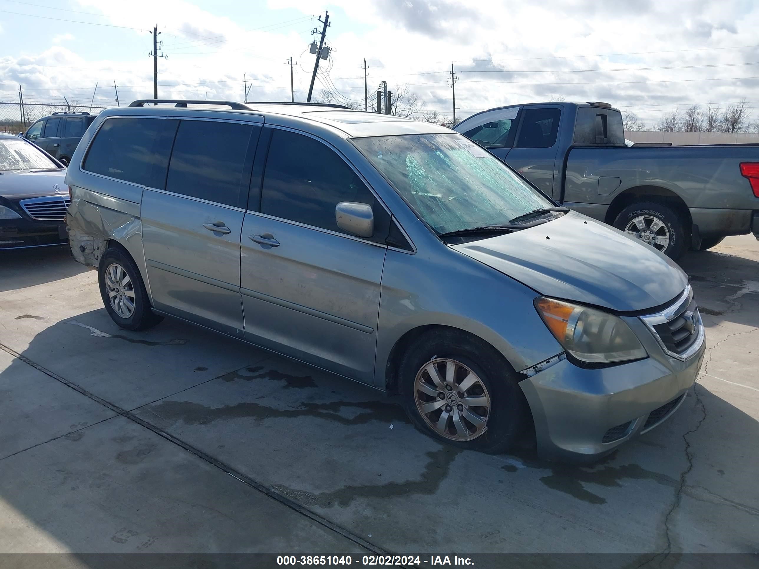 HONDA ODYSSEY 2008 5fnrl38758b050231