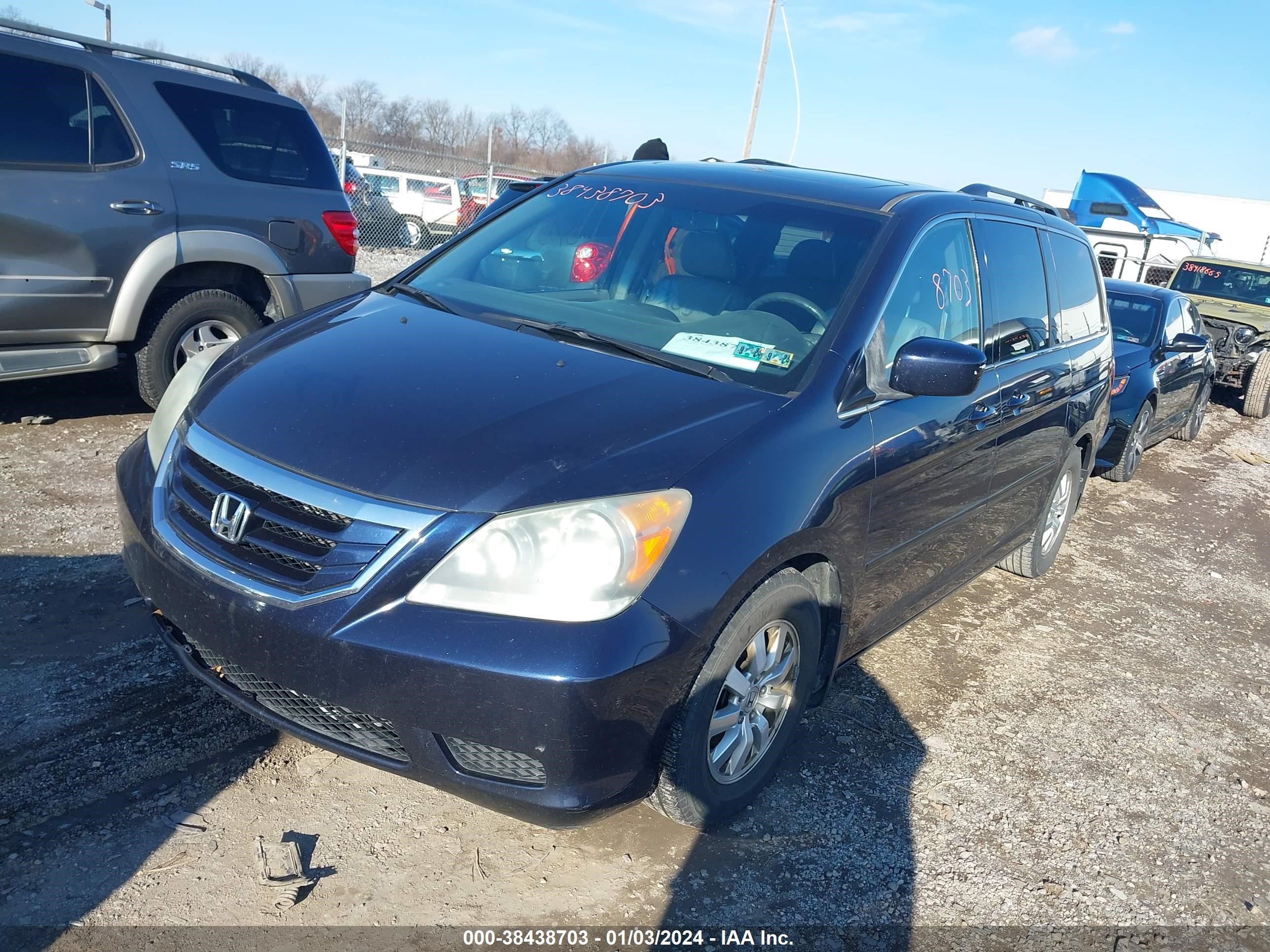 HONDA ODYSSEY 2008 5fnrl38758b055817