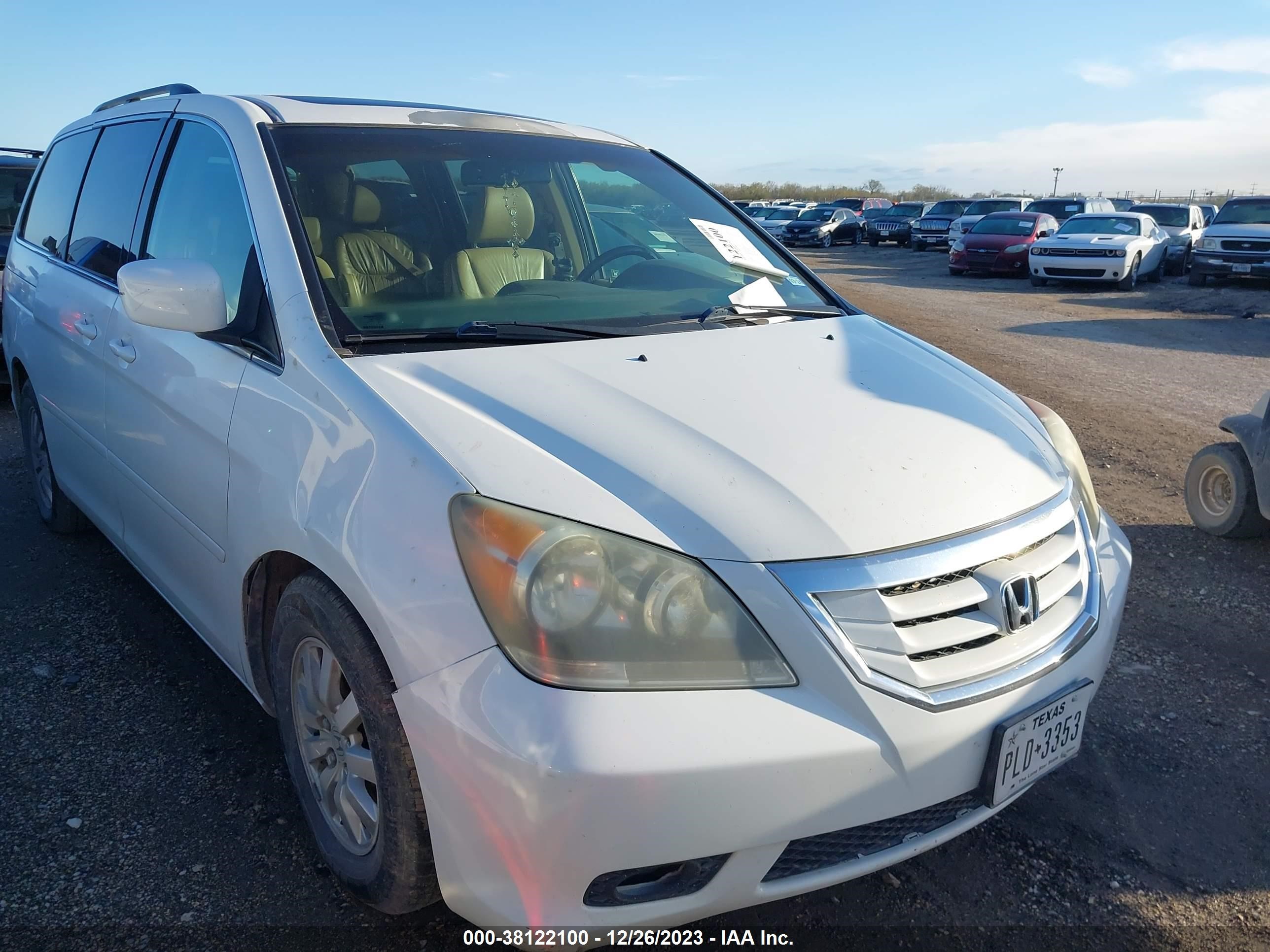 HONDA ODYSSEY 2008 5fnrl38758b400358