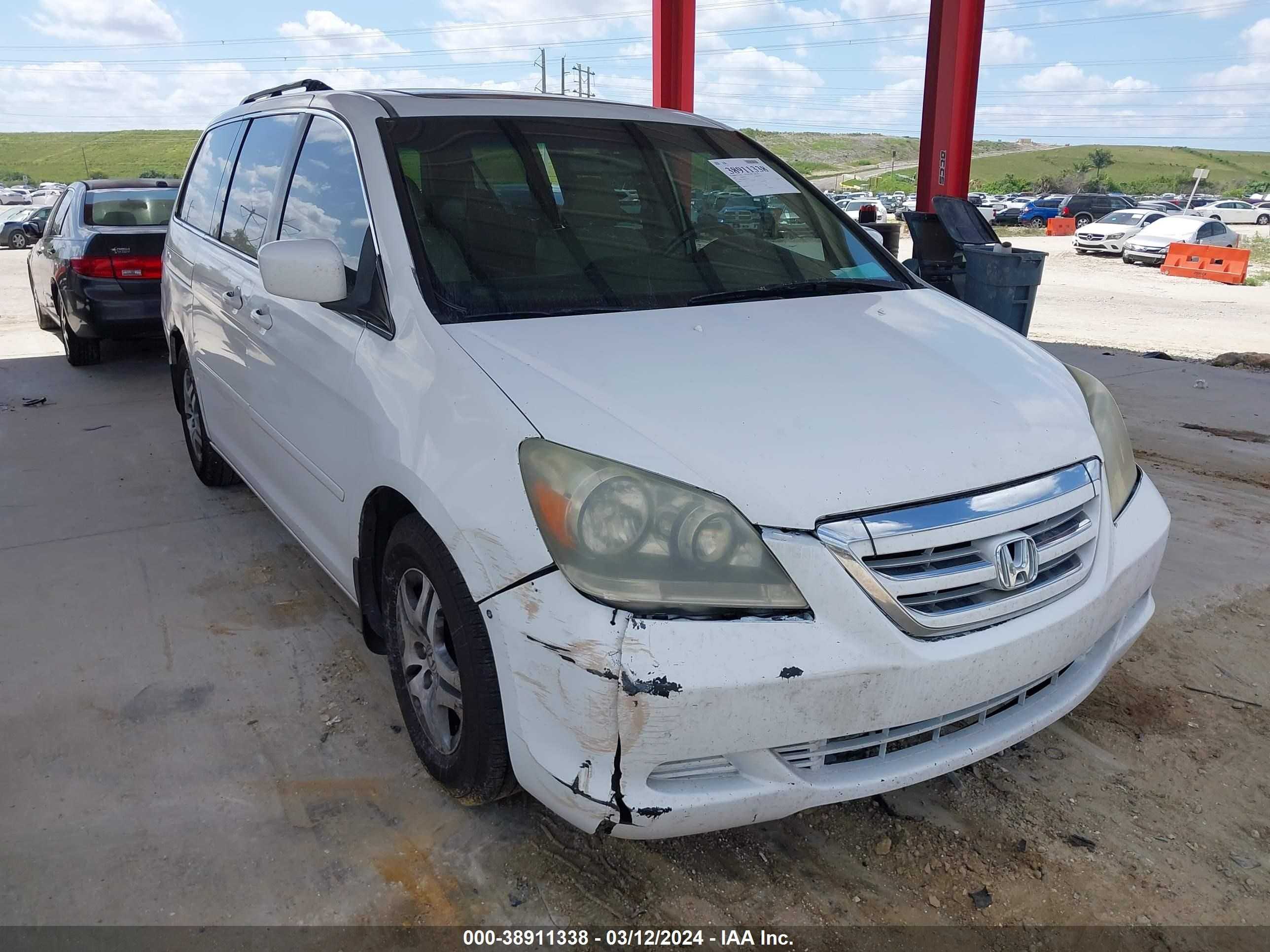 HONDA ODYSSEY 2006 5fnrl38766b454846