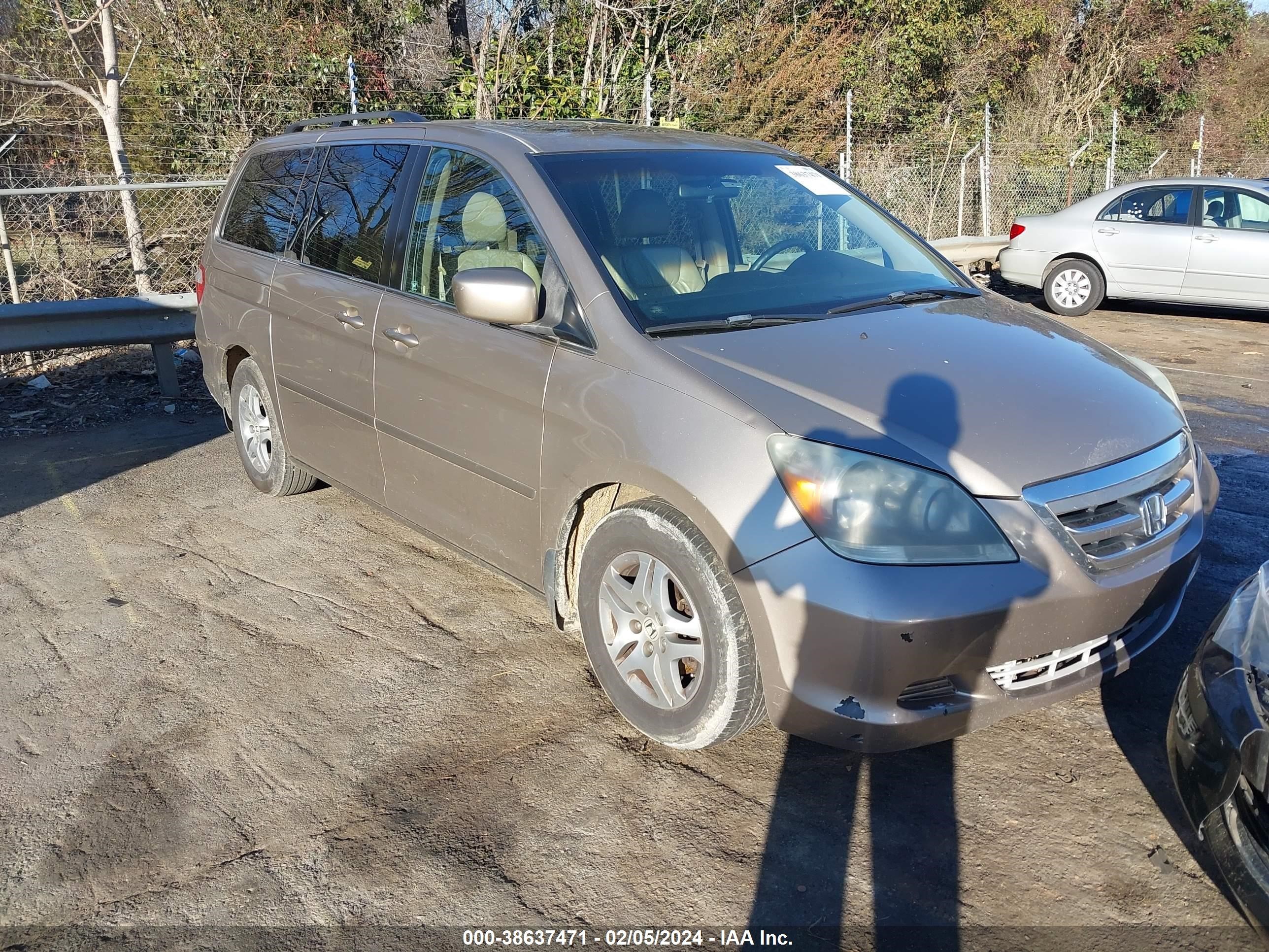 HONDA ODYSSEY 2007 5fnrl38767b438017