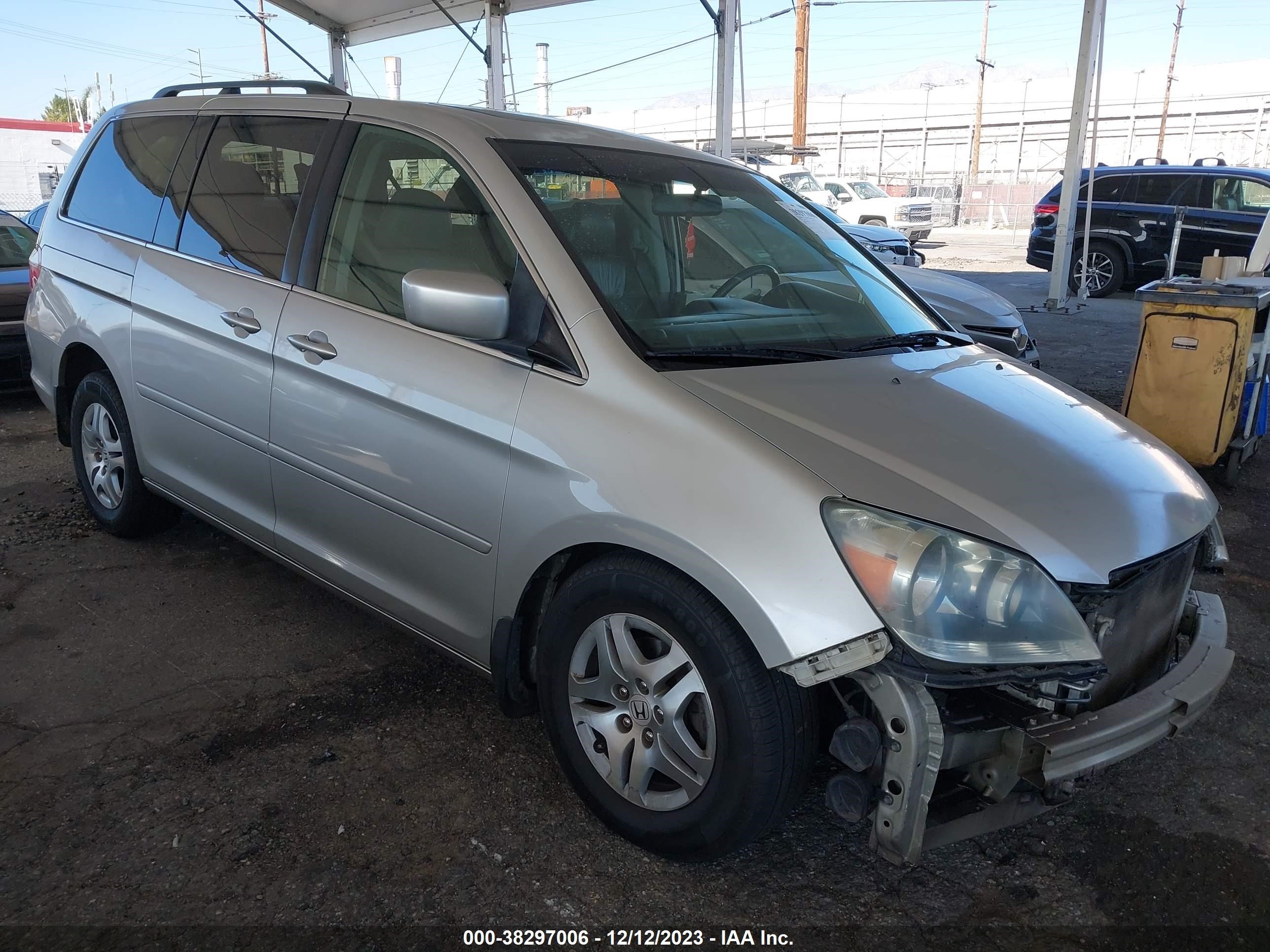 HONDA ODYSSEY 2007 5fnrl38767b454606