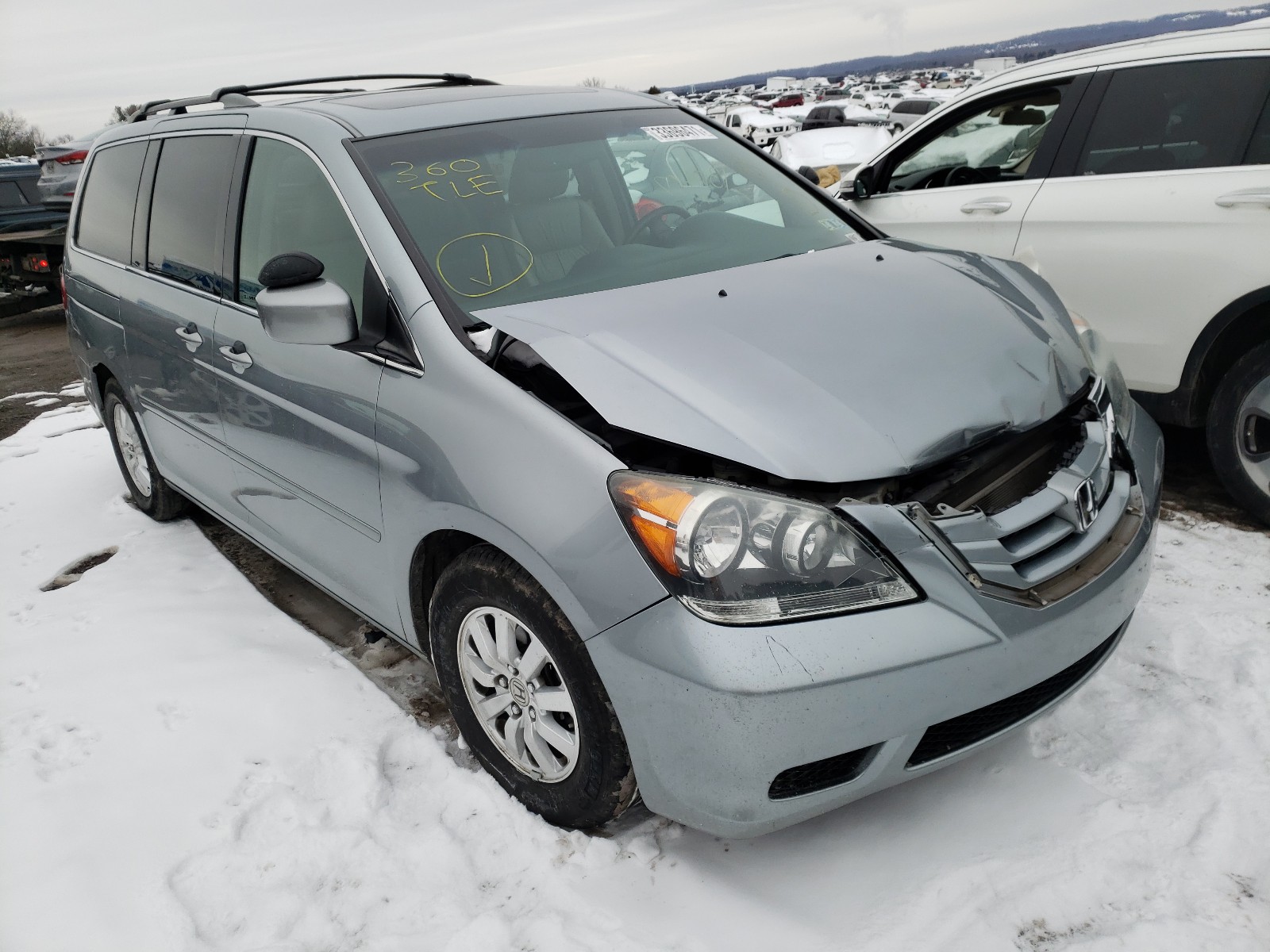 HONDA ODYSSEY EX 2008 5fnrl38768b010062