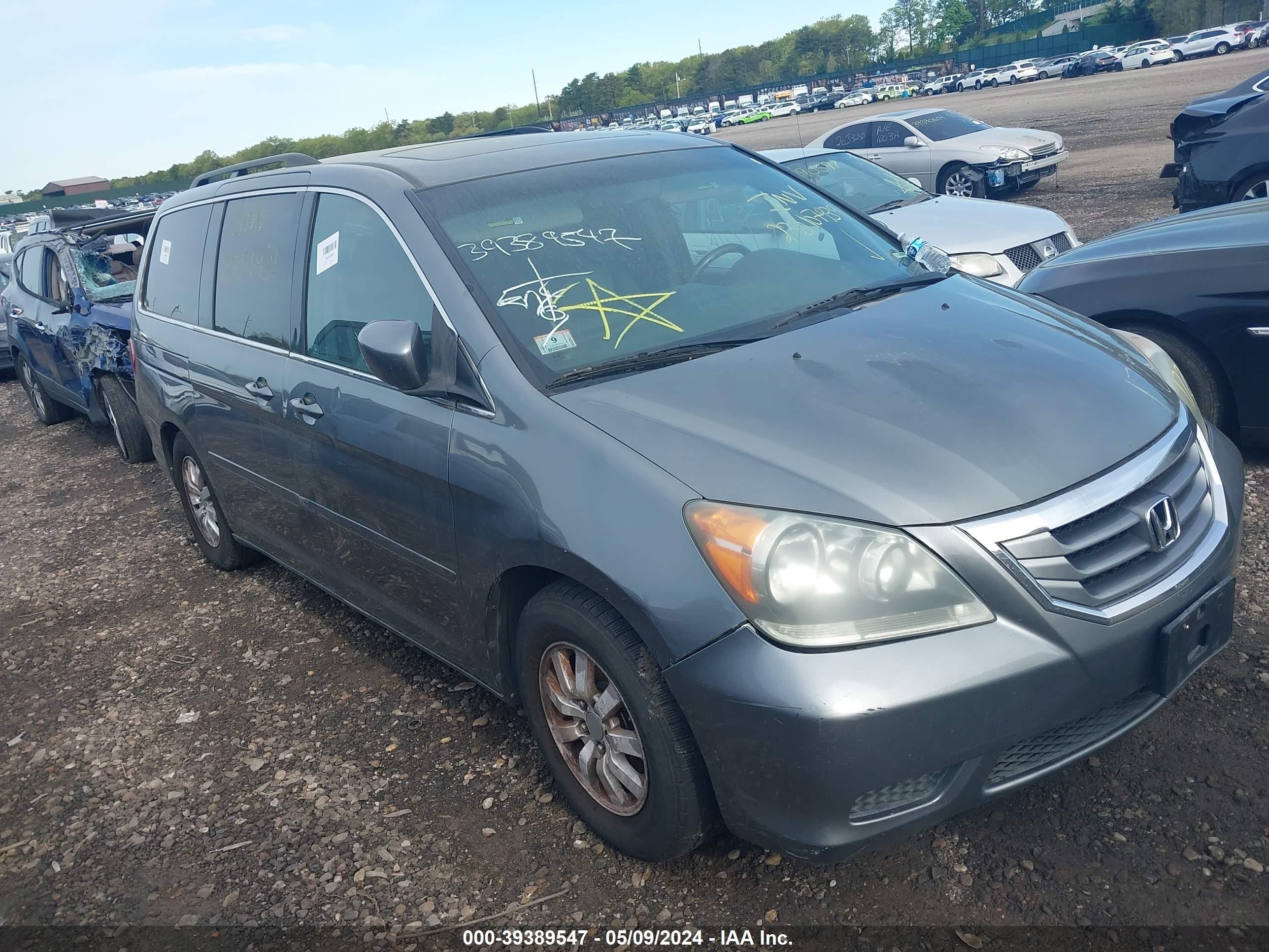 HONDA ODYSSEY 2009 5fnrl38769b021256