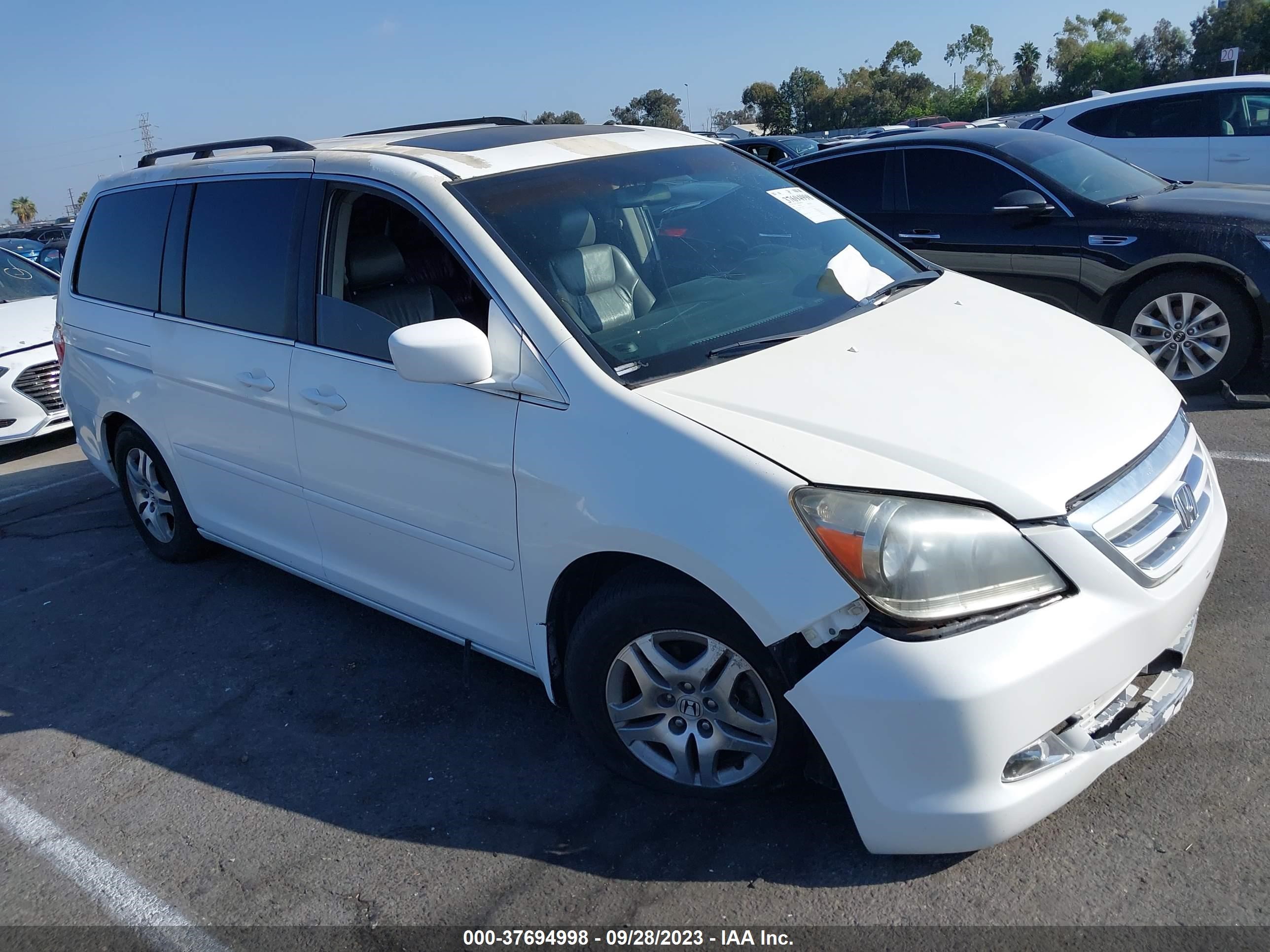 HONDA ODYSSEY 2005 5fnrl38775b128102