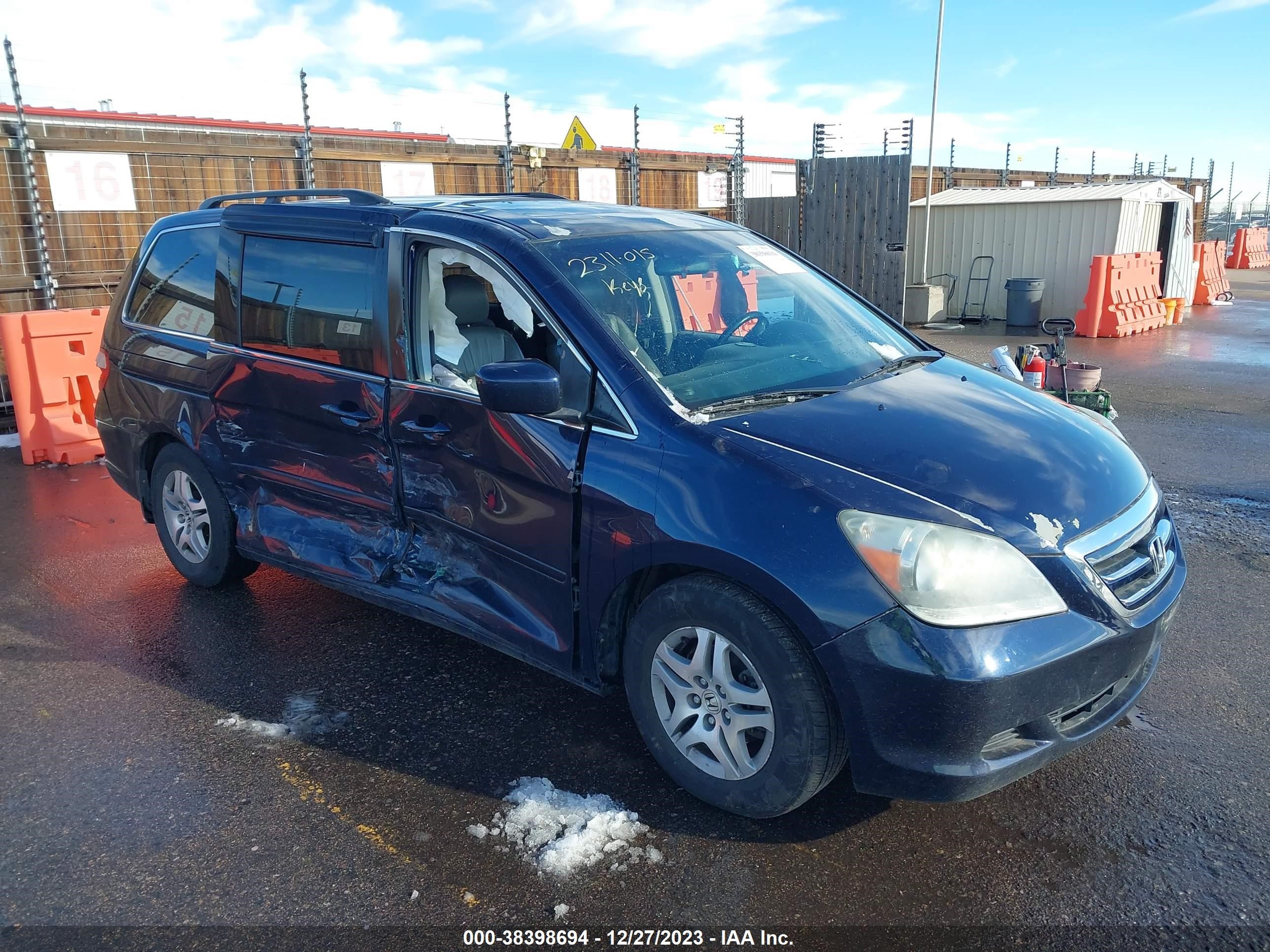 HONDA ODYSSEY 2006 5fnrl38776b079453