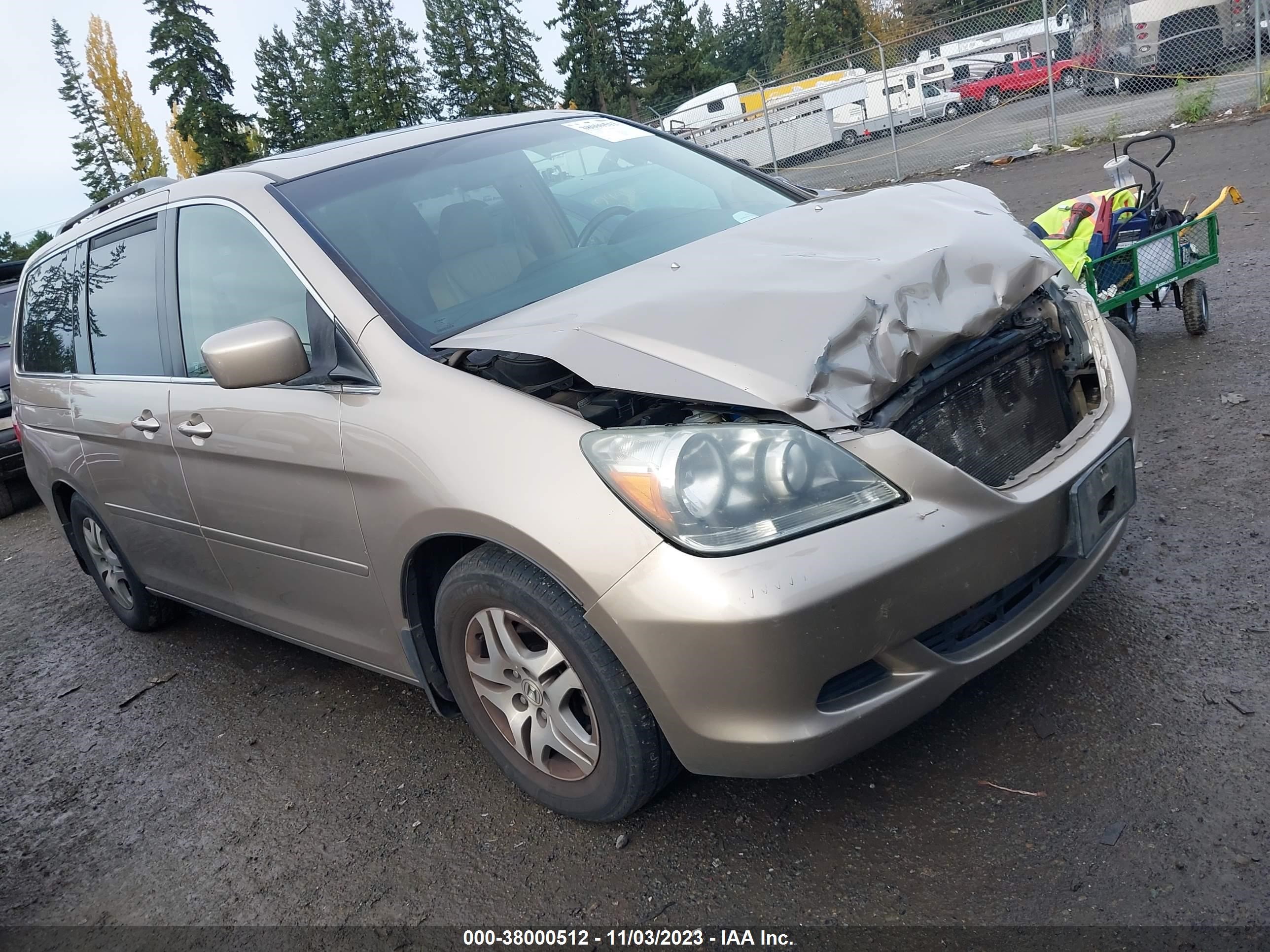 HONDA ODYSSEY 2006 5fnrl38776b424075