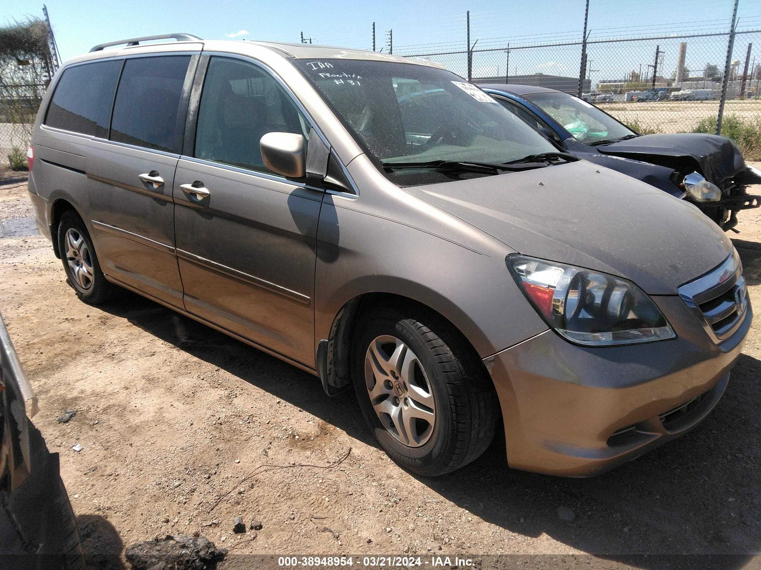 HONDA ODYSSEY 2006 5fnrl38776b443161