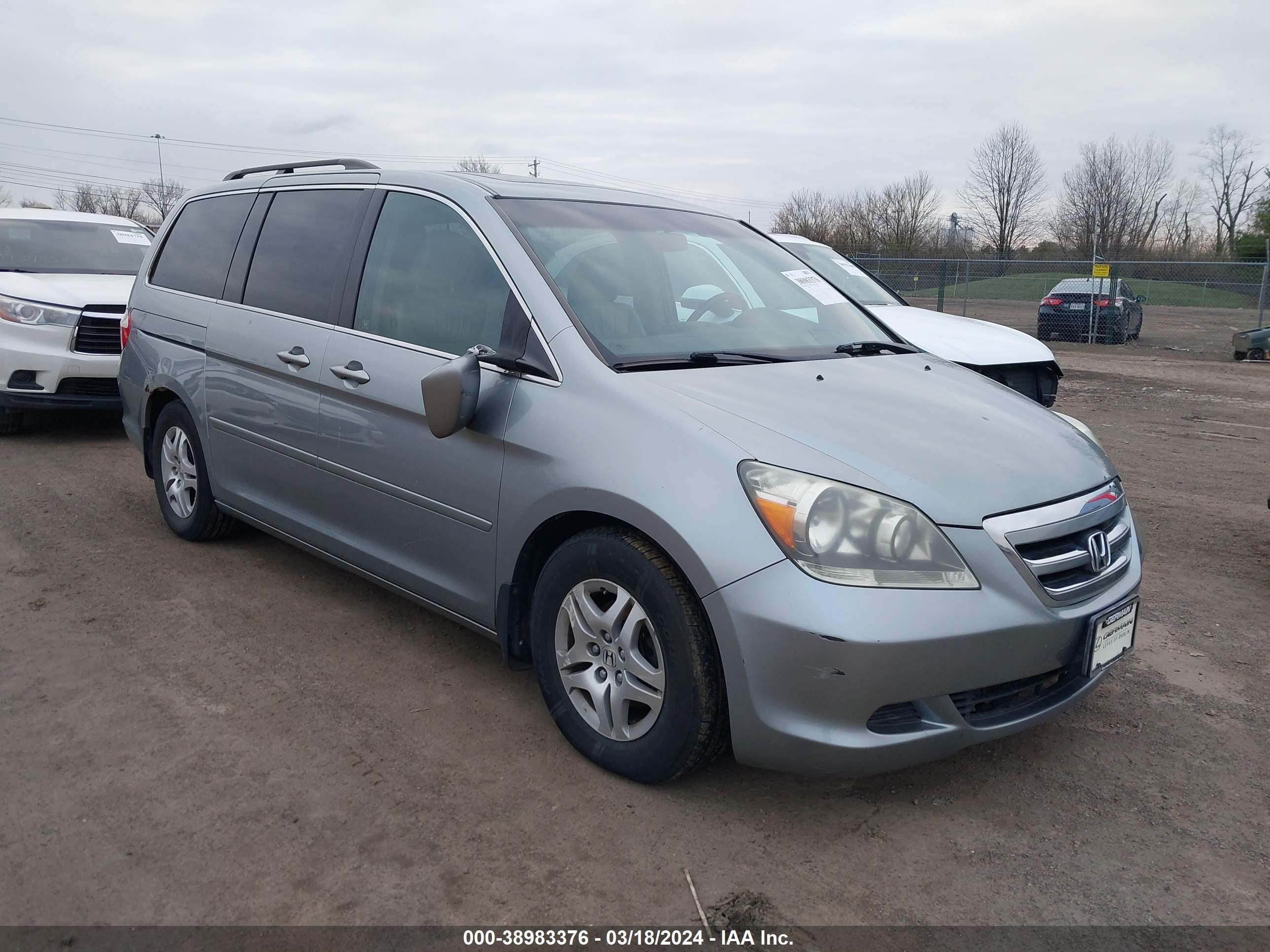 HONDA ODYSSEY 2007 5fnrl38777b140205