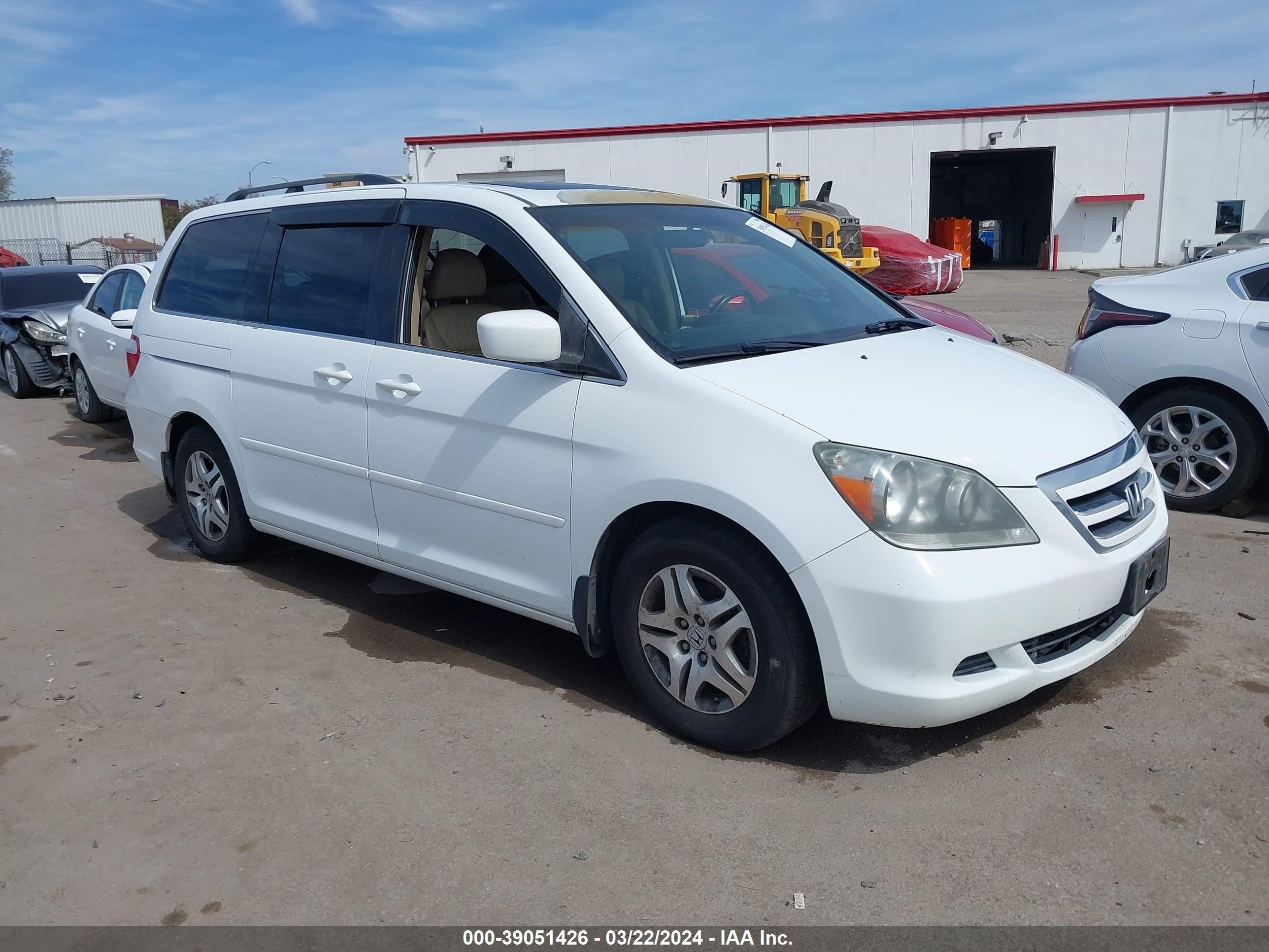 HONDA ODYSSEY 2007 5fnrl38777b411988