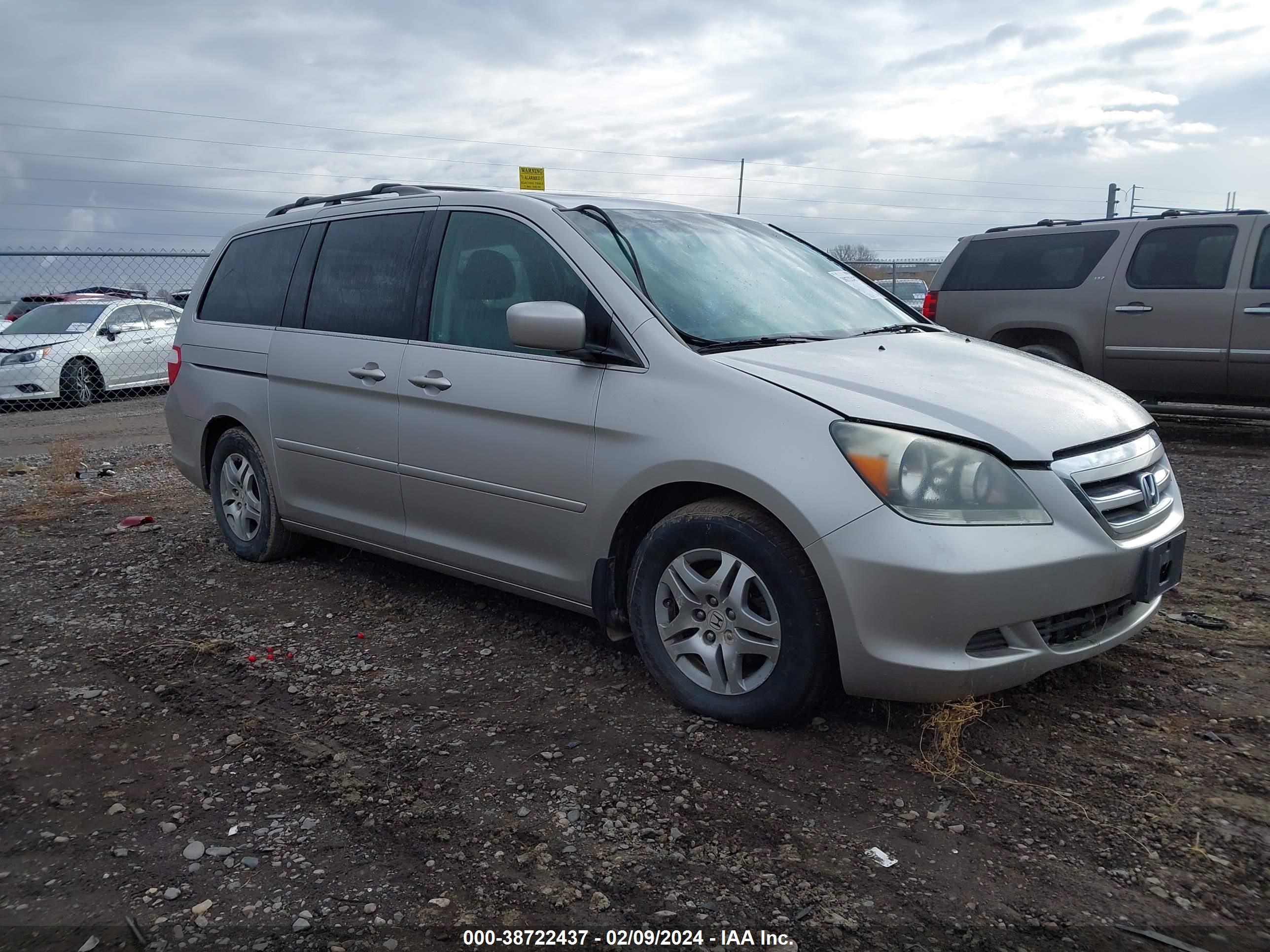 HONDA ODYSSEY 2007 5fnrl38777b430542