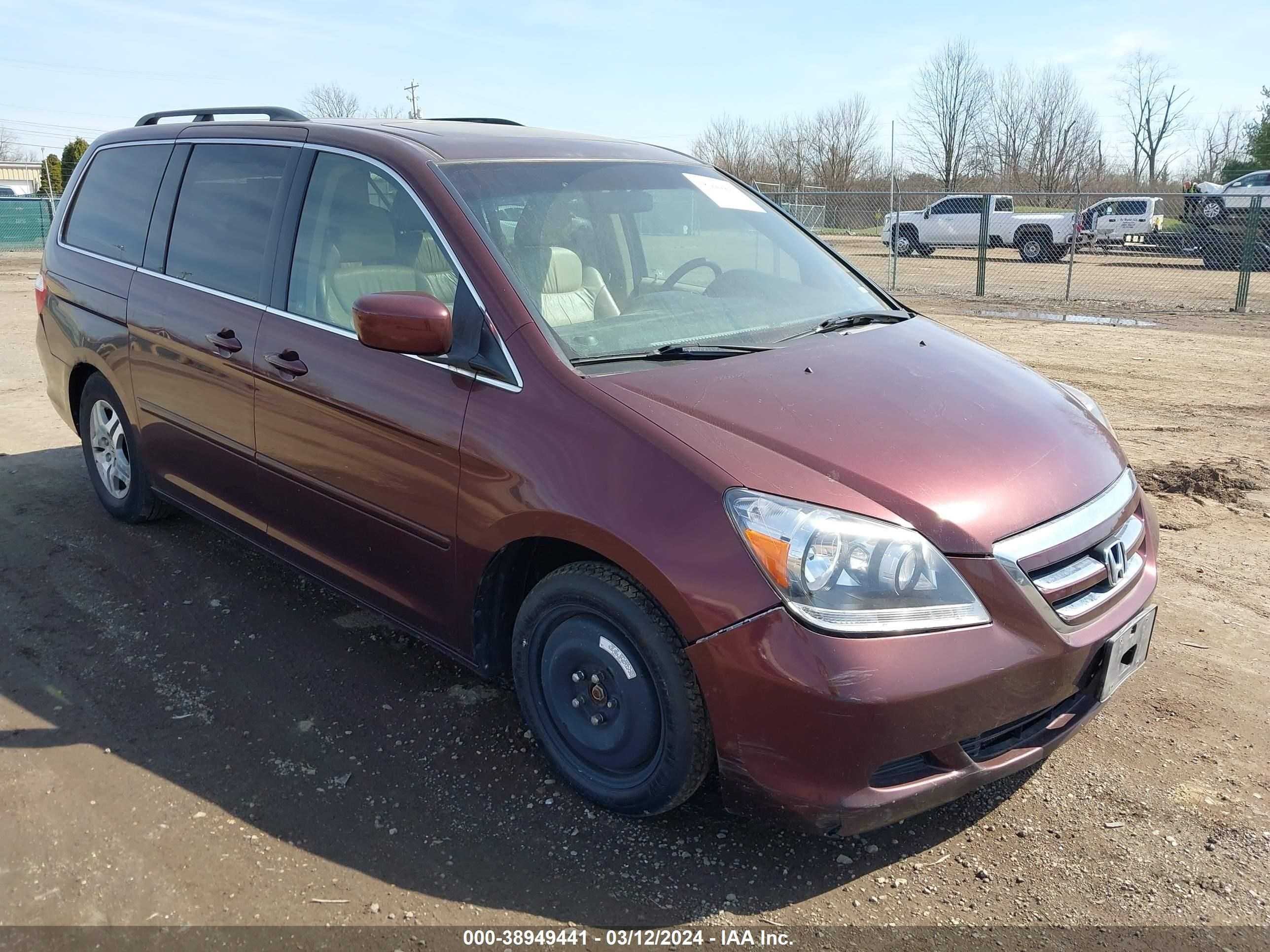 HONDA ODYSSEY 2007 5fnrl38777b441217