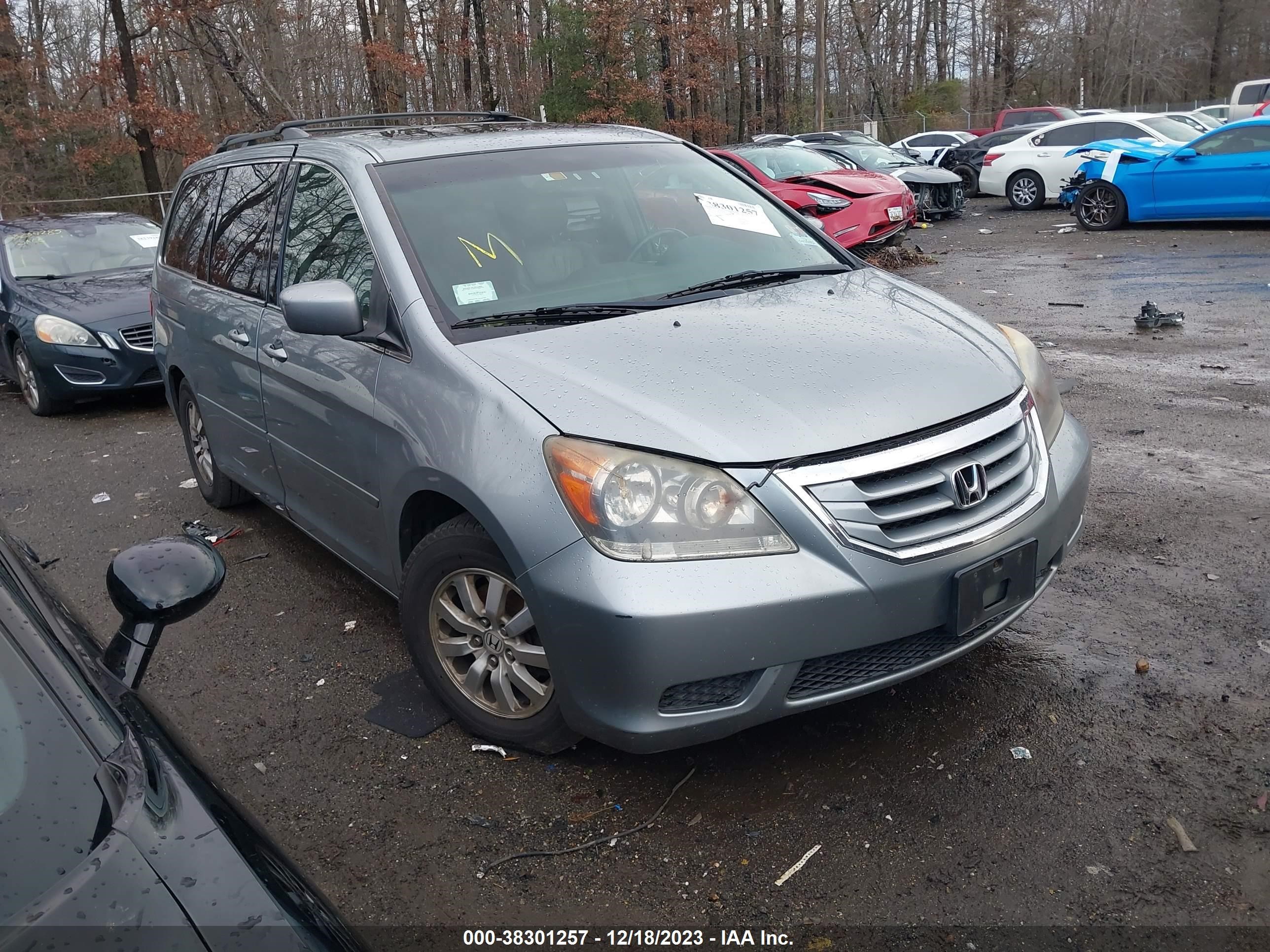 HONDA ODYSSEY 2008 5fnrl38778b095378