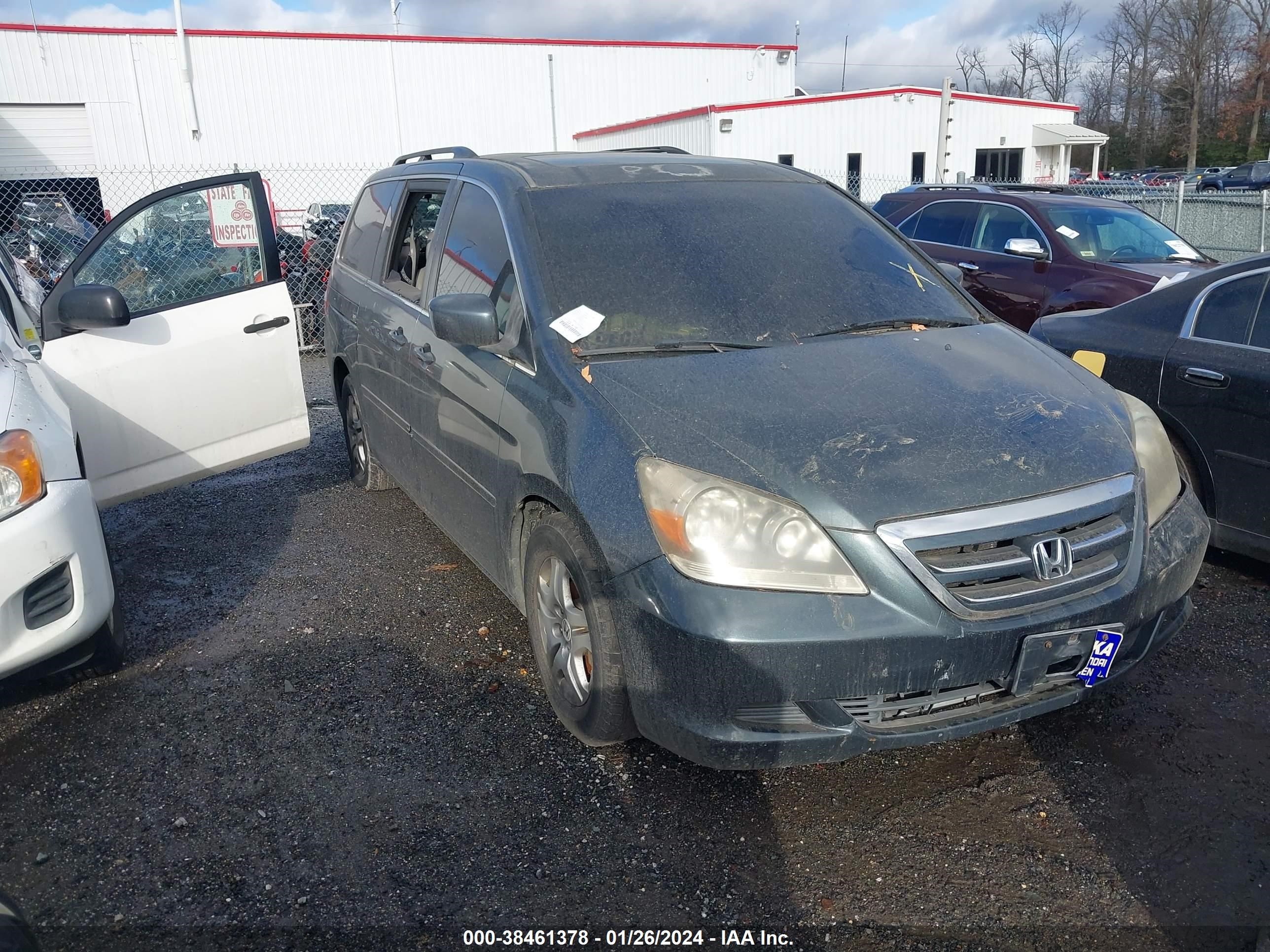 HONDA ODYSSEY 2006 5fnrl38786b079929