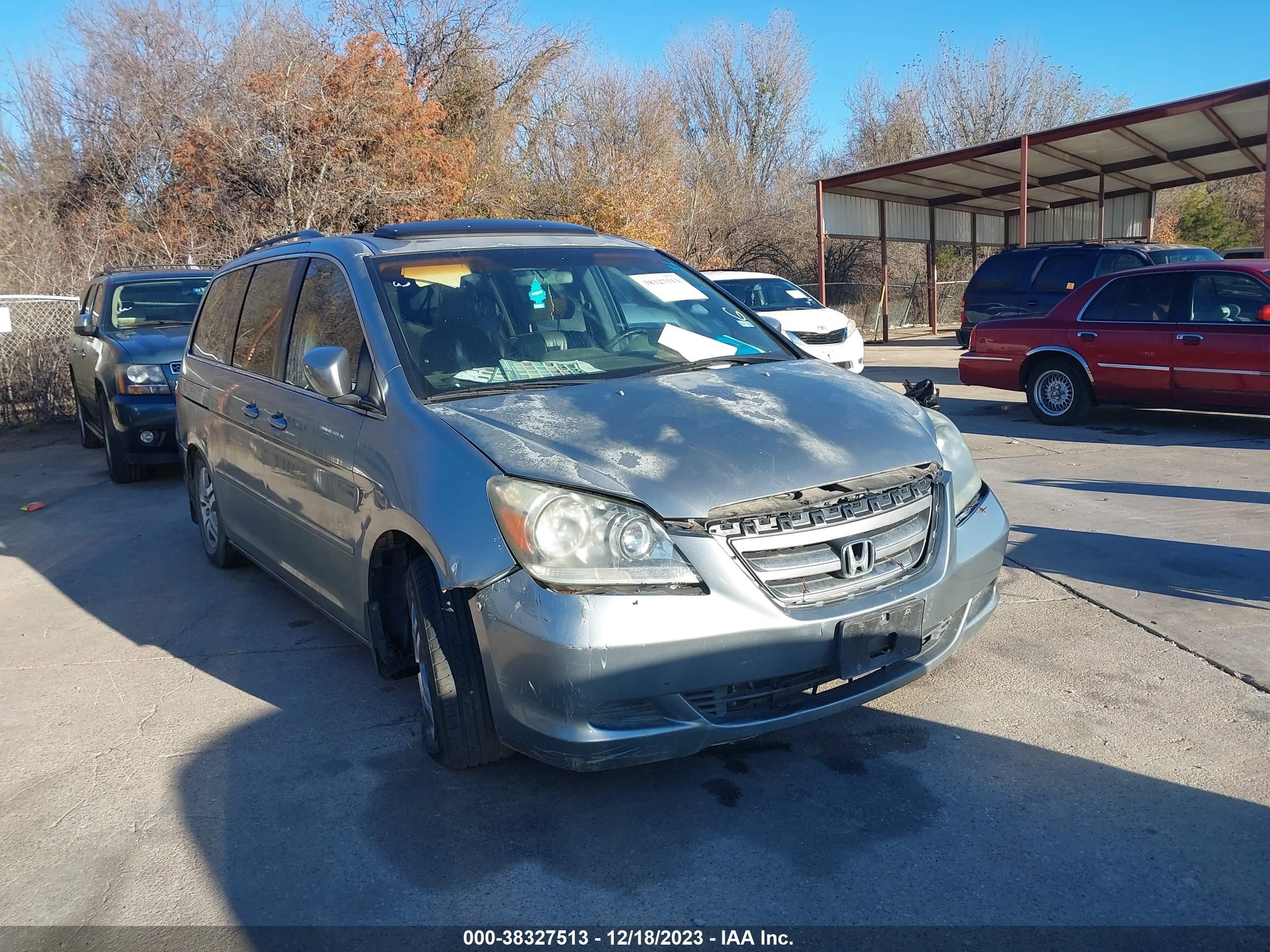 HONDA ODYSSEY 2006 5fnrl38786b129325