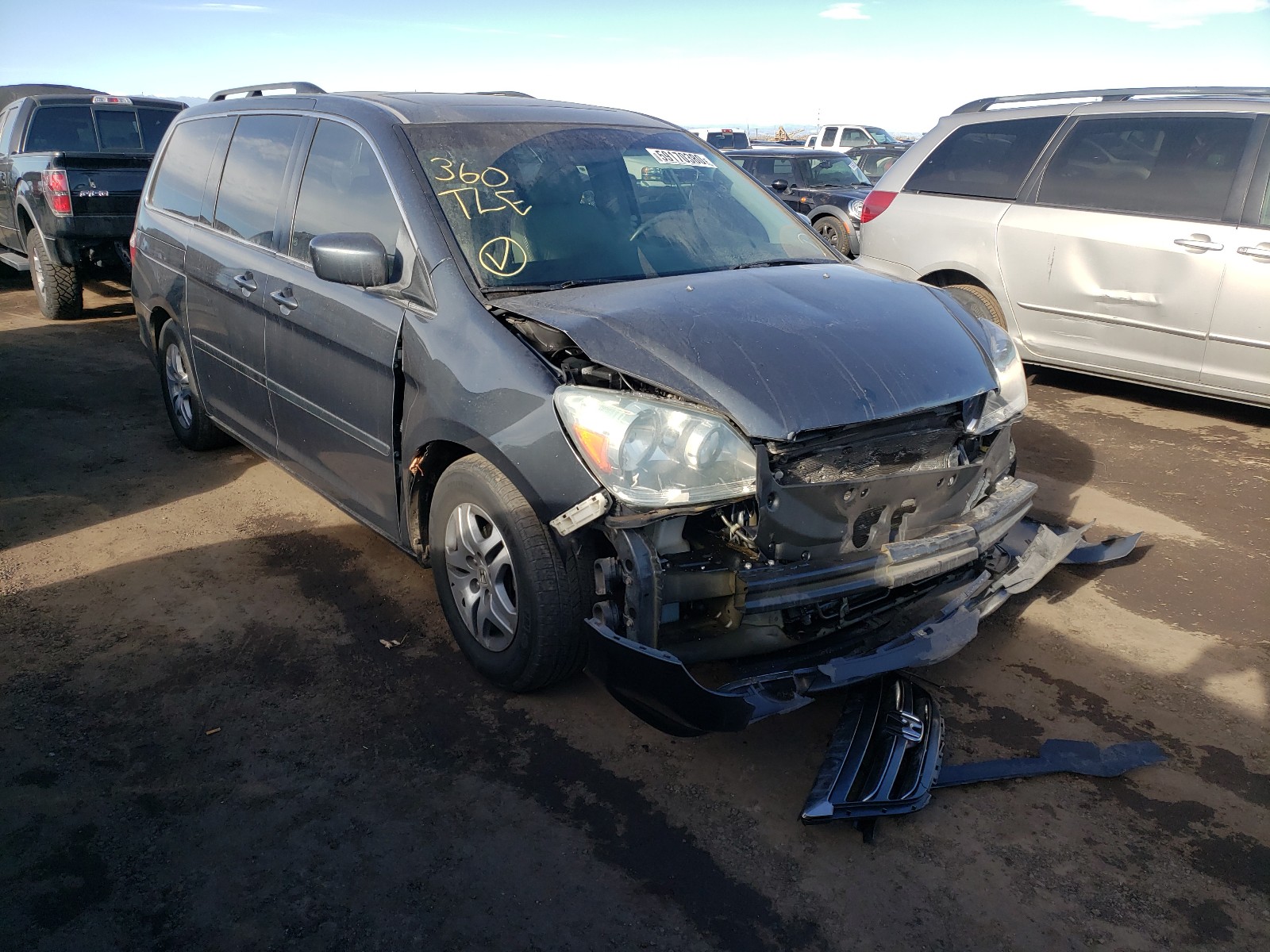 HONDA ODYSSEY EX 2006 5fnrl38786b454072