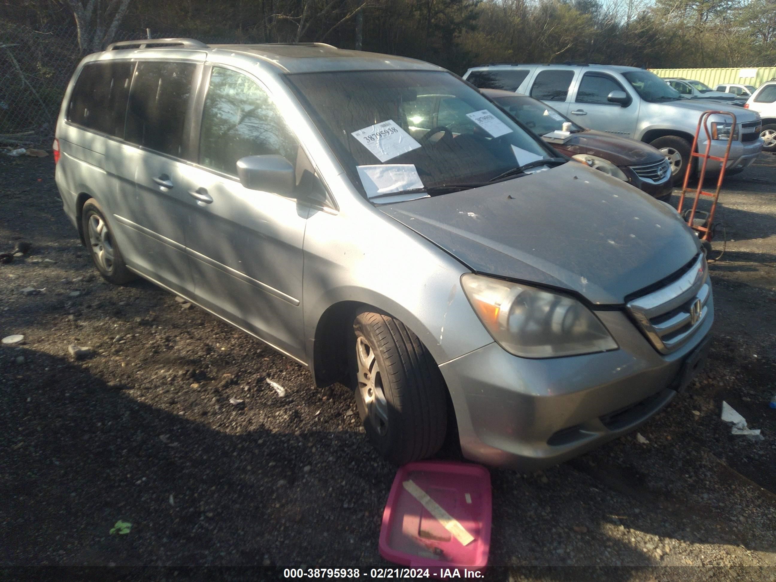 HONDA ODYSSEY 2007 5fnrl38787b002740