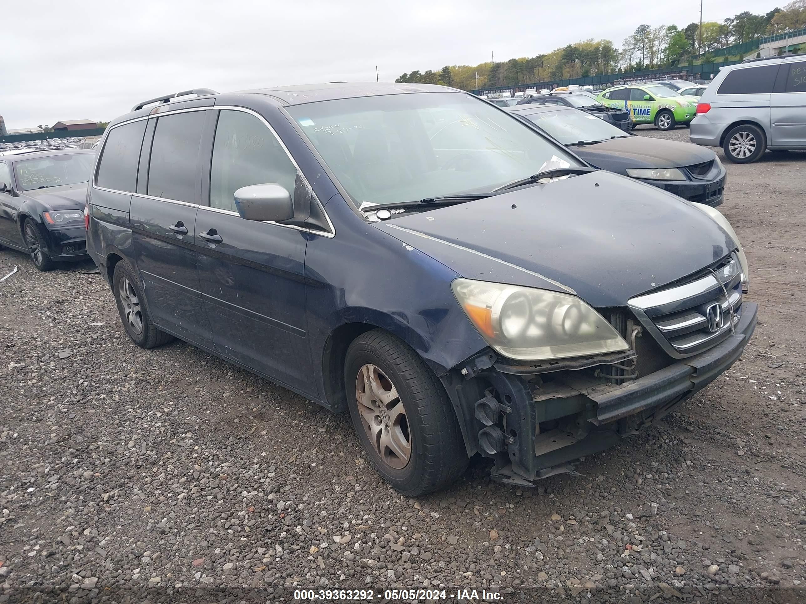 HONDA ODYSSEY 2007 5fnrl38787b024771