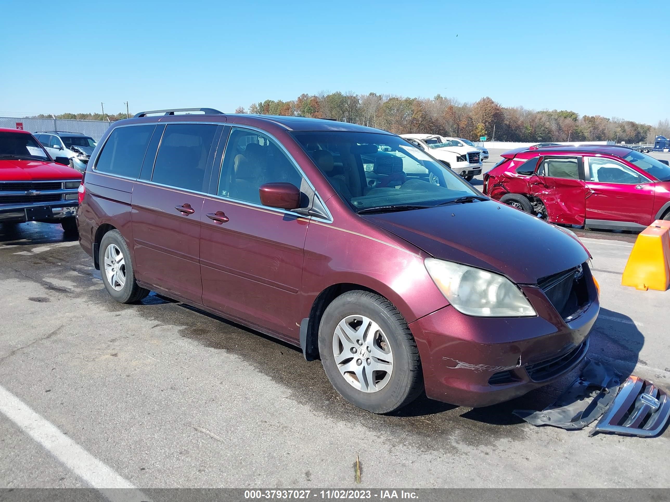 HONDA ODYSSEY 2007 5fnrl38787b413314