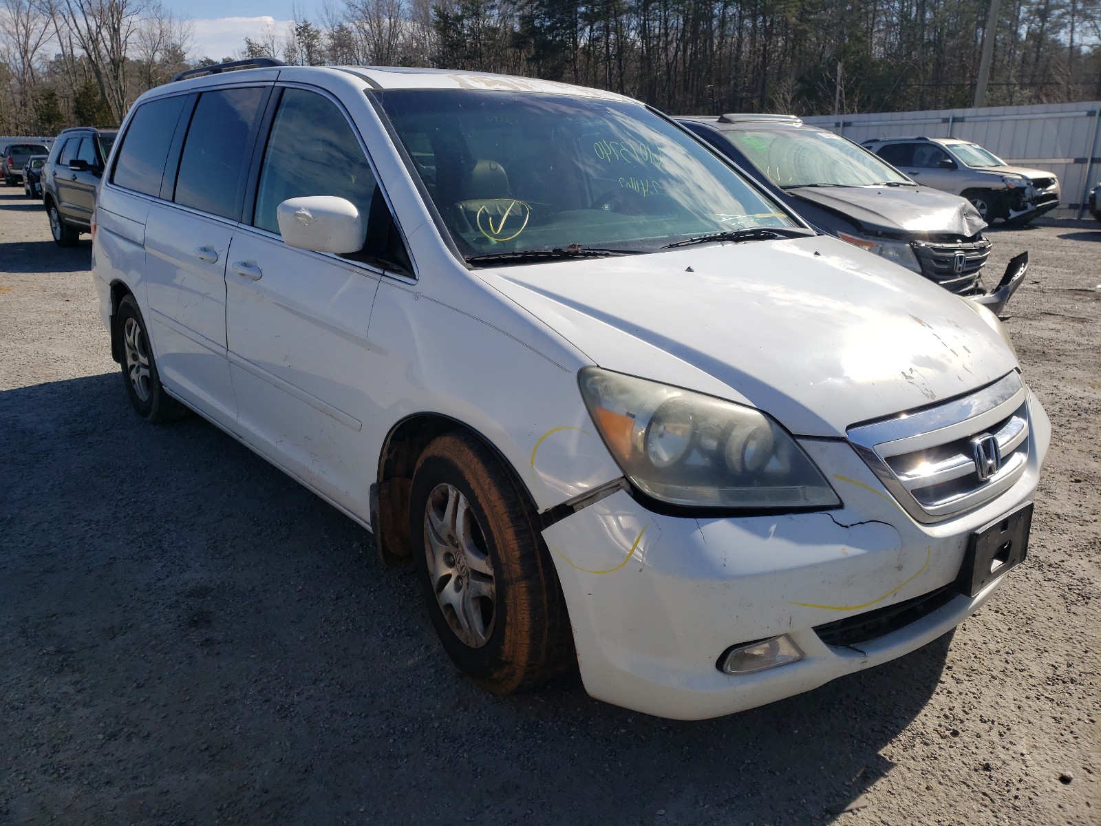 HONDA ODYSSEY EX 2007 5fnrl38787b452288