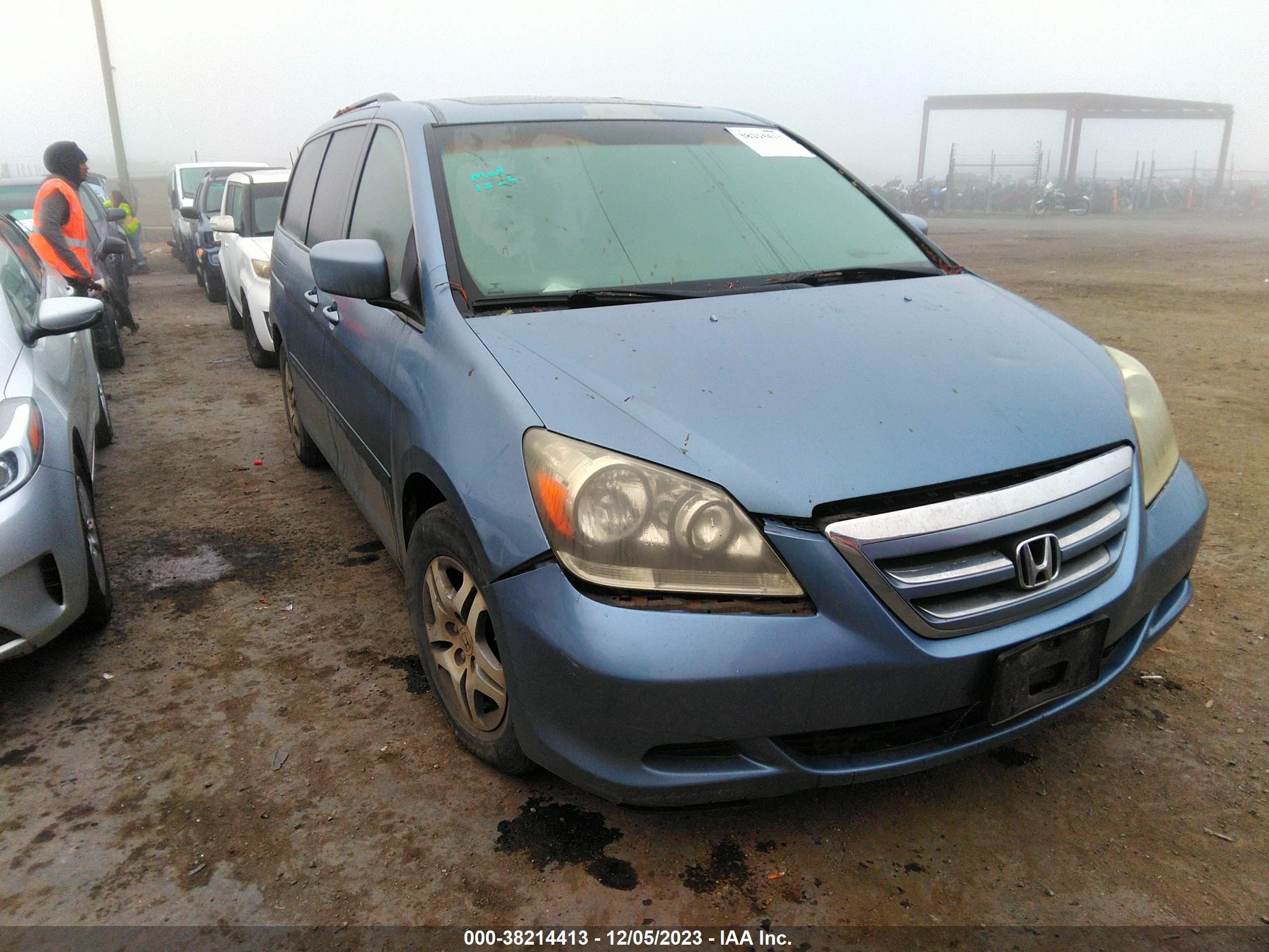 HONDA ODYSSEY 2006 5fnrl38796b059026