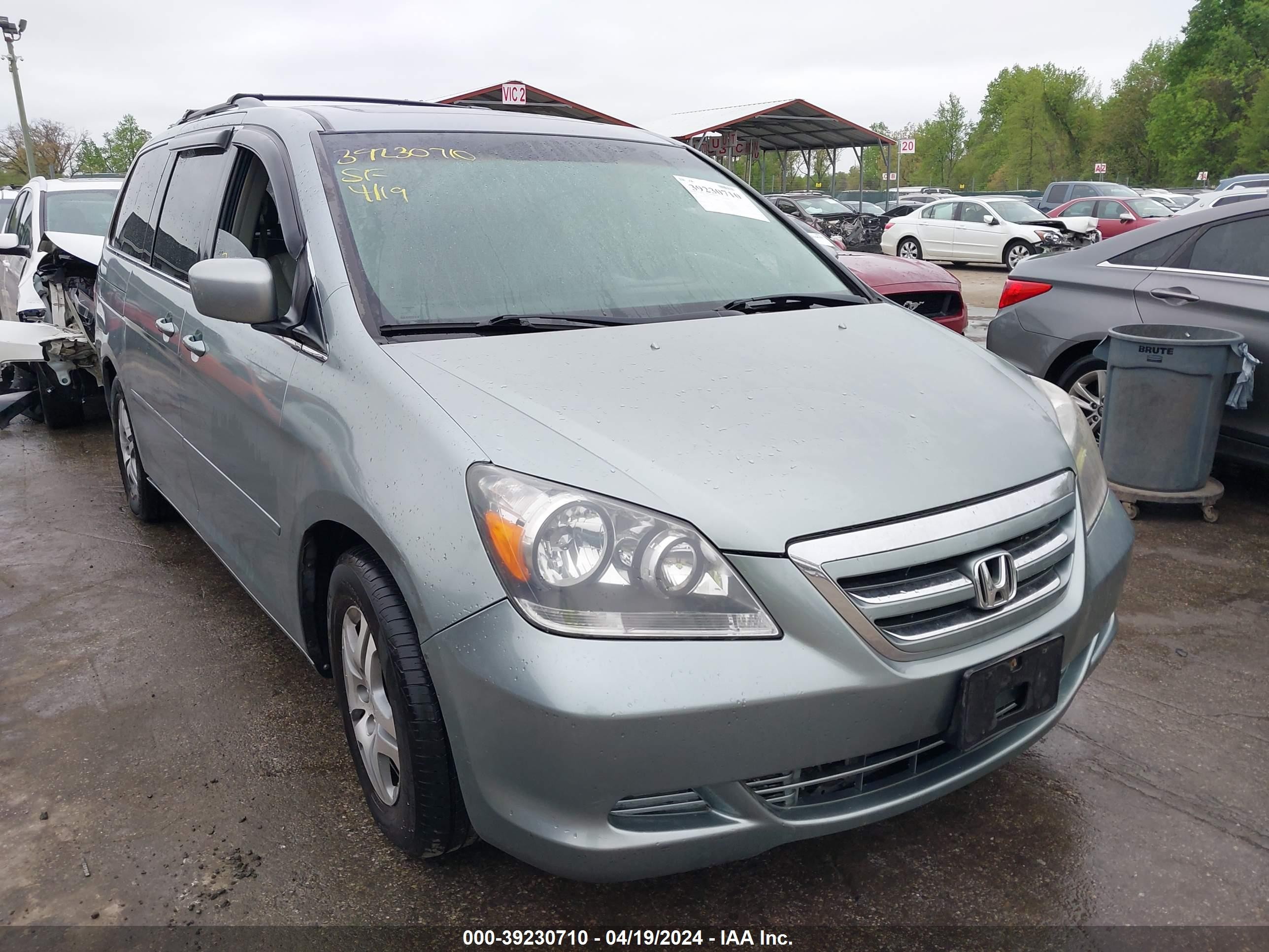 HONDA ODYSSEY 2006 5fnrl38796b114719