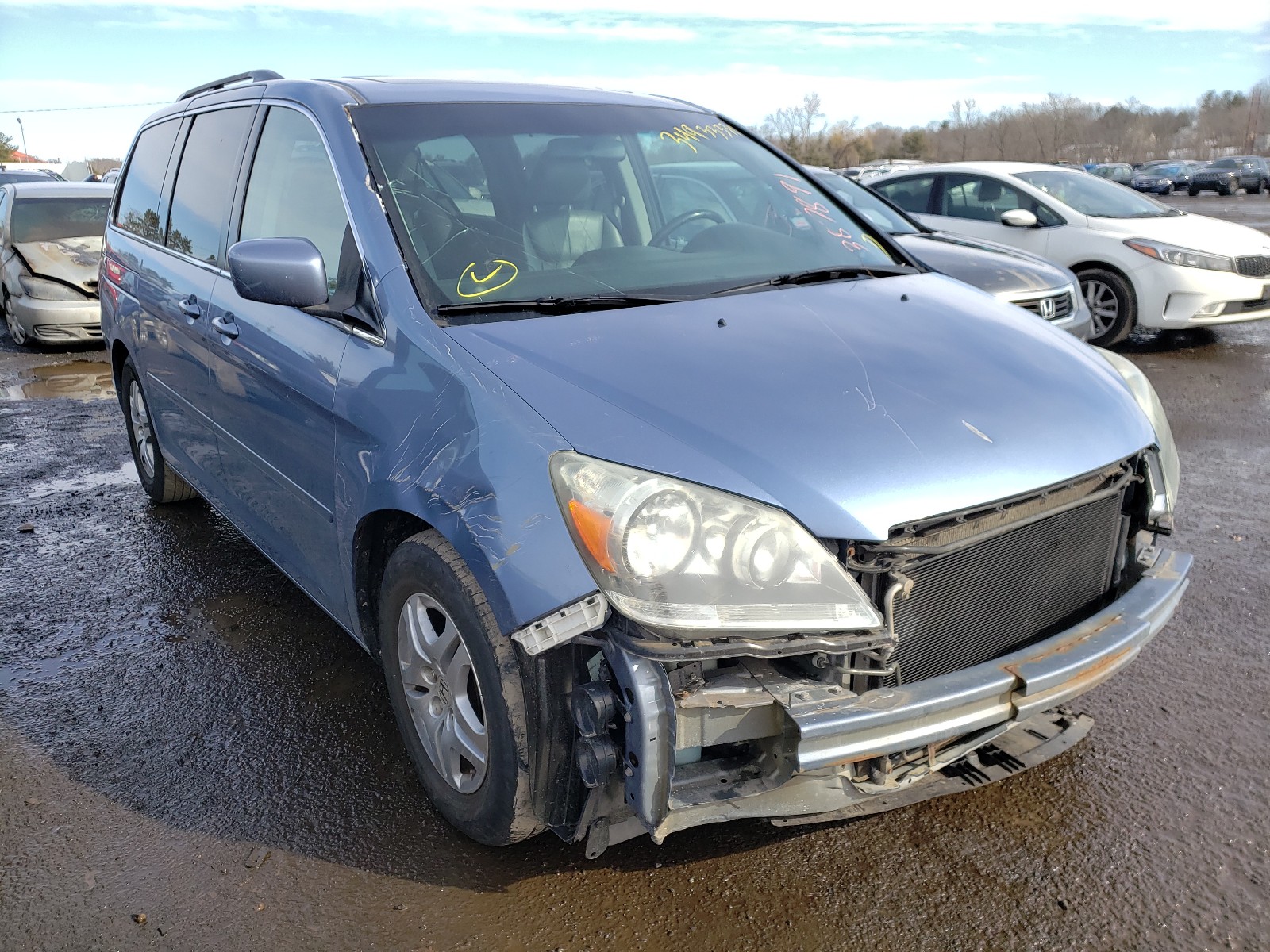 HONDA ODYSSEY EX 2007 5fnrl38797b022995