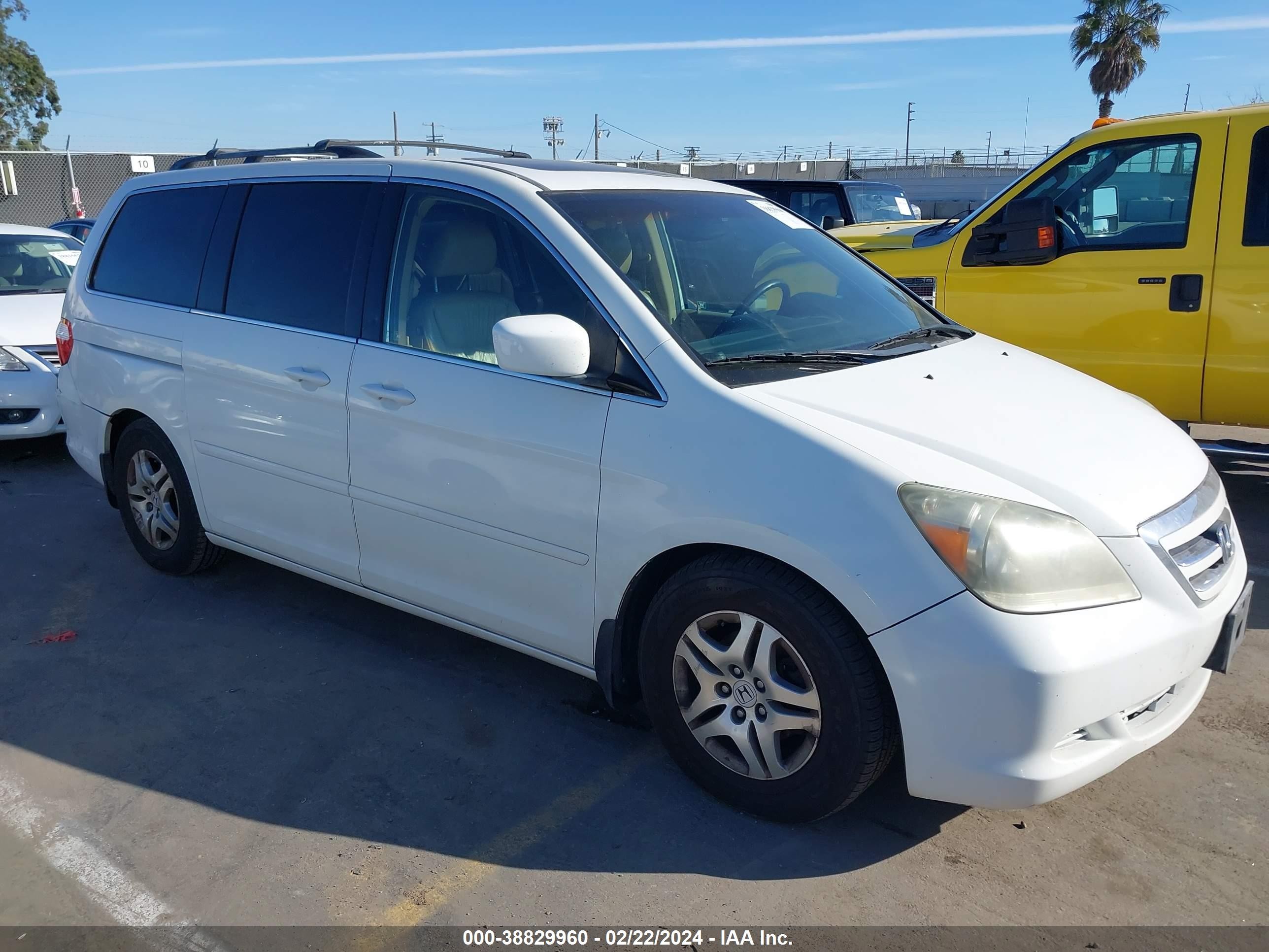 HONDA ODYSSEY 2007 5fnrl38797b096207